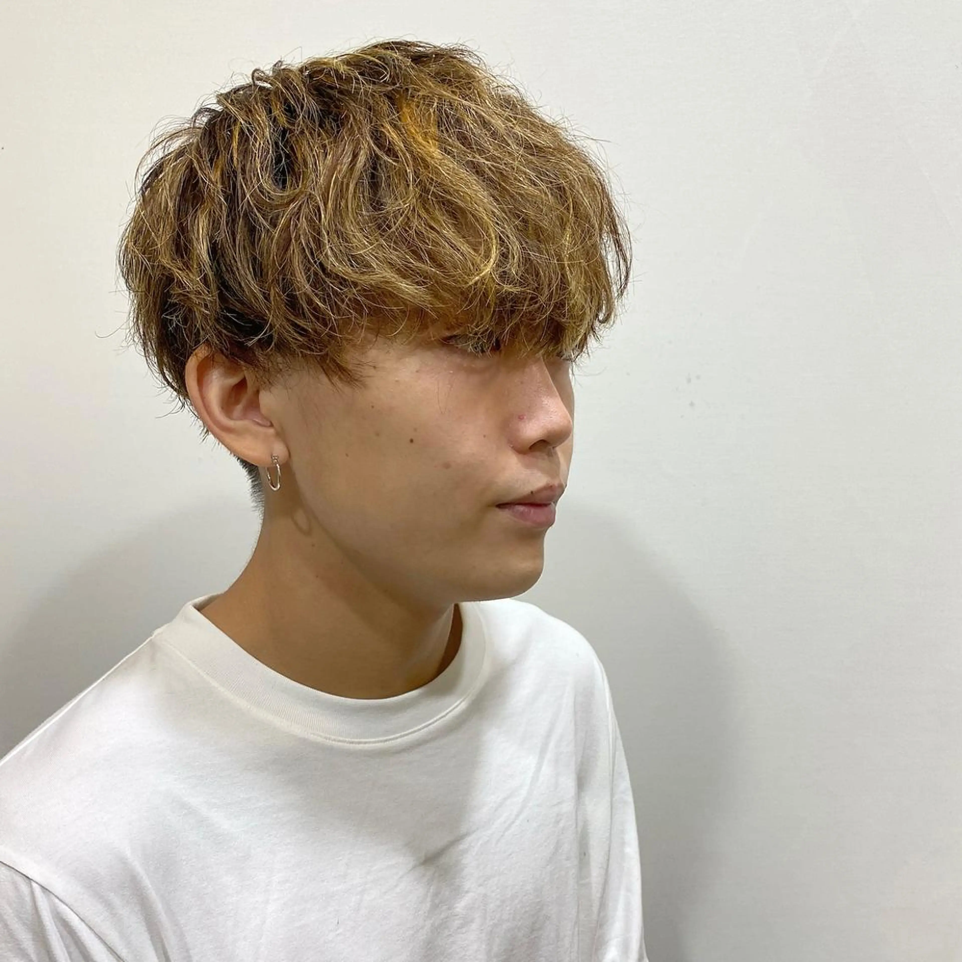 メンズ マッシュ カット トリートメント JINKIメンズ特化 メンズカットパーマのヘアスタイル