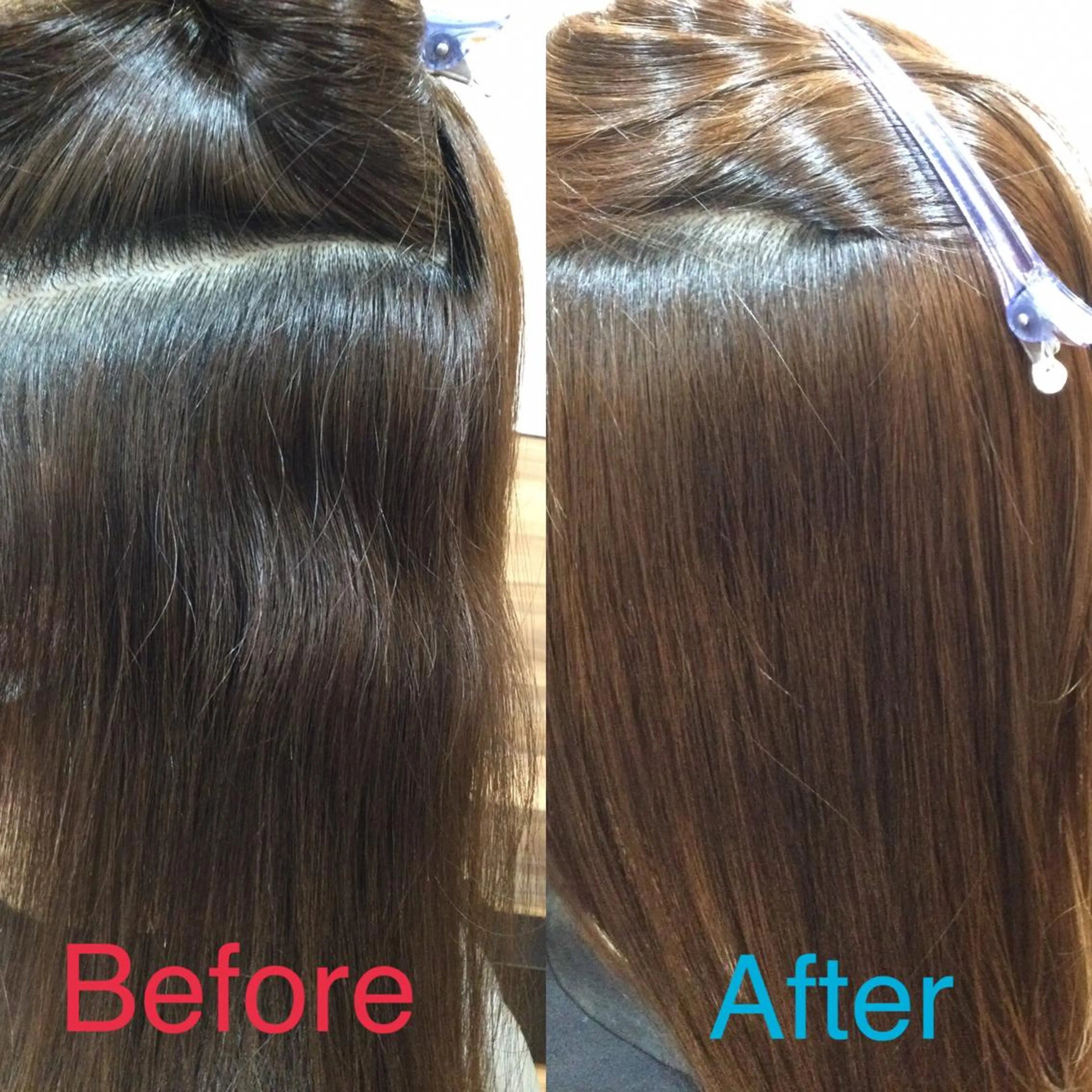 ロング パーマ くせ毛 縮毛矯正 ストレートパーマ Annon プライベートサロンのヘアスタイル