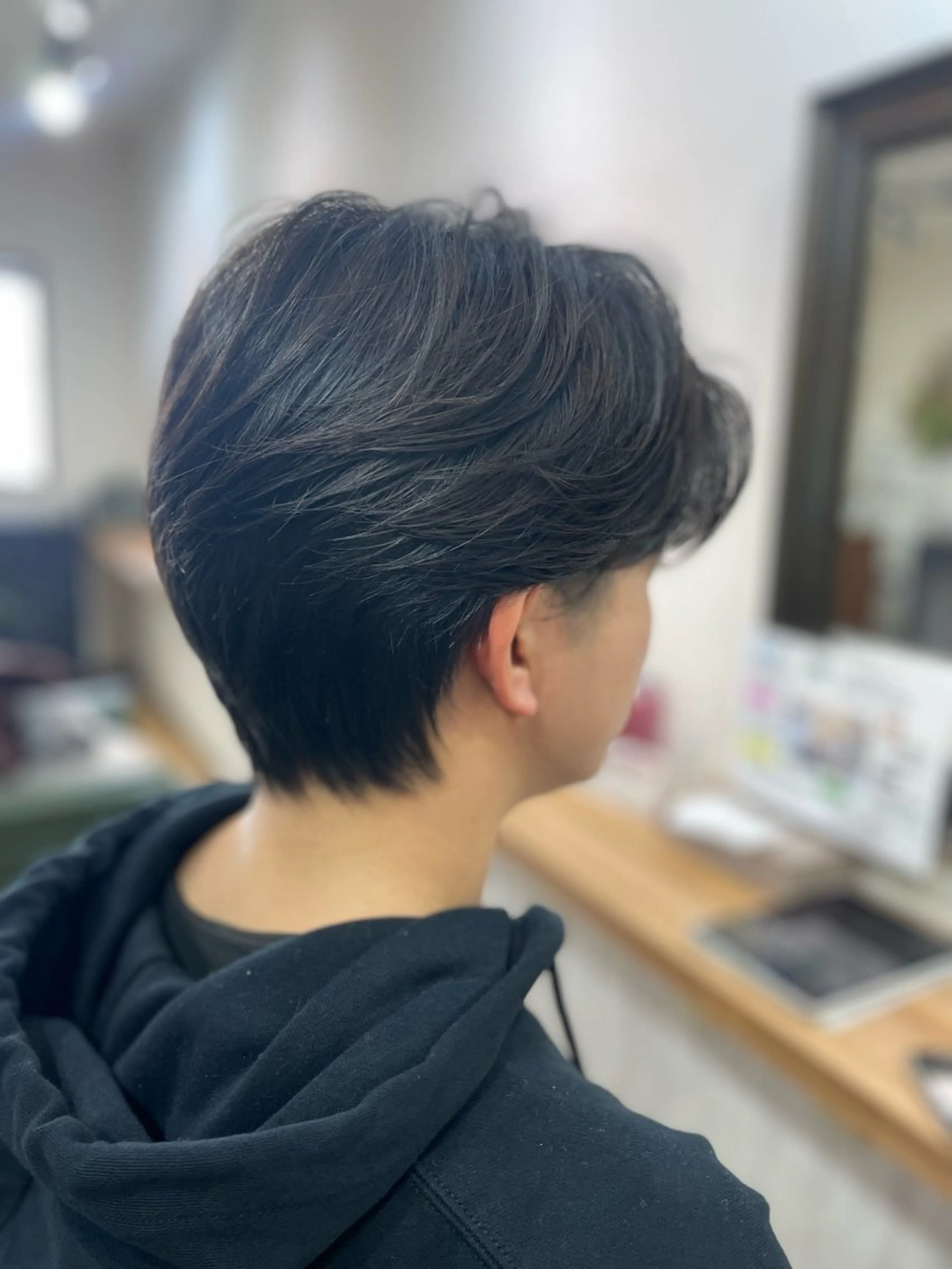ショート メンズ フェザーパーマ マッシュ メンズパーマ カット パーマ i'LL Hair Design所属・藤枝のカリスマ ✂︎みしまたかしのヘアスタイル