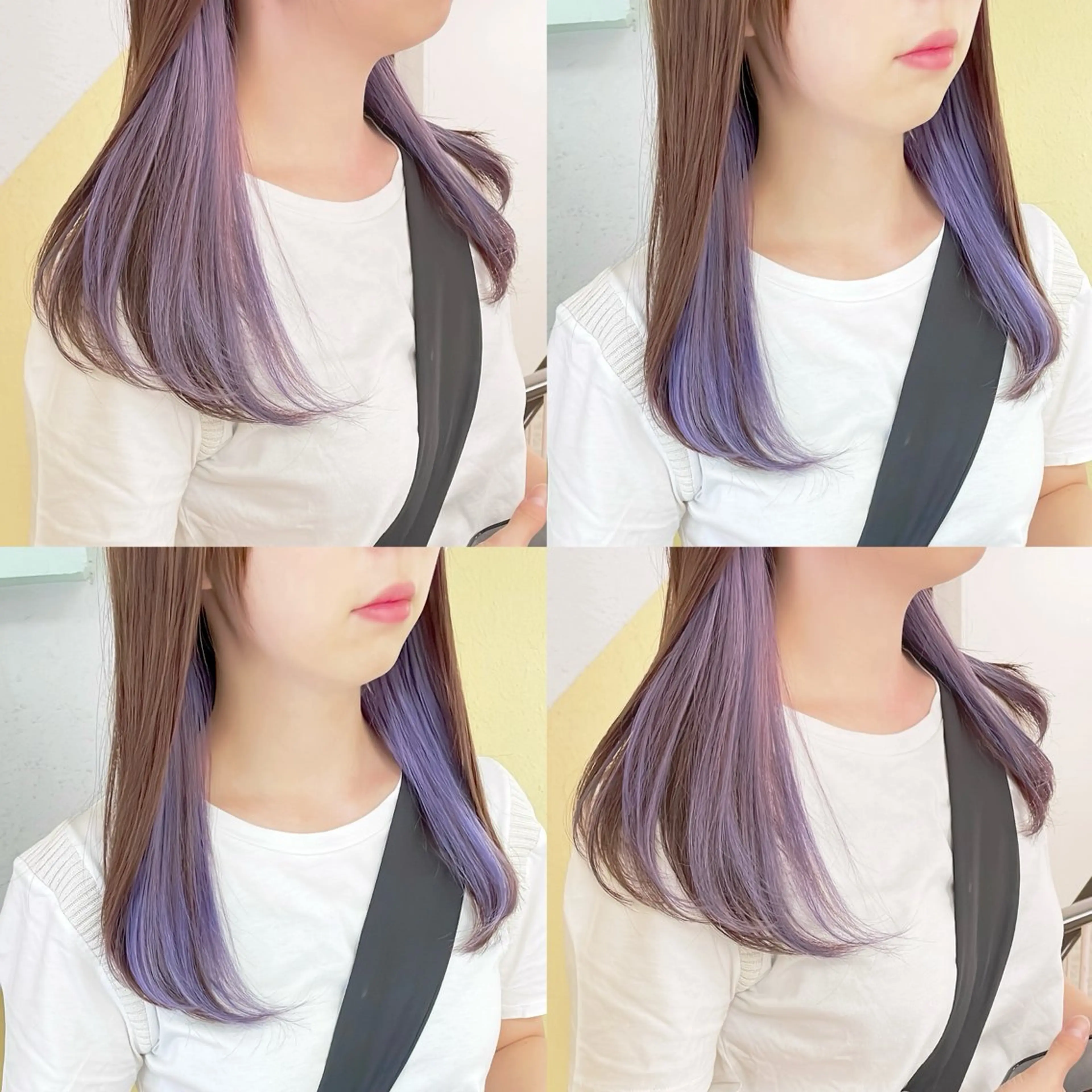 カラー ヘアカラー トリートメント 渋谷:インナーカラー ／🍒エリカ🍒のヘアスタイル