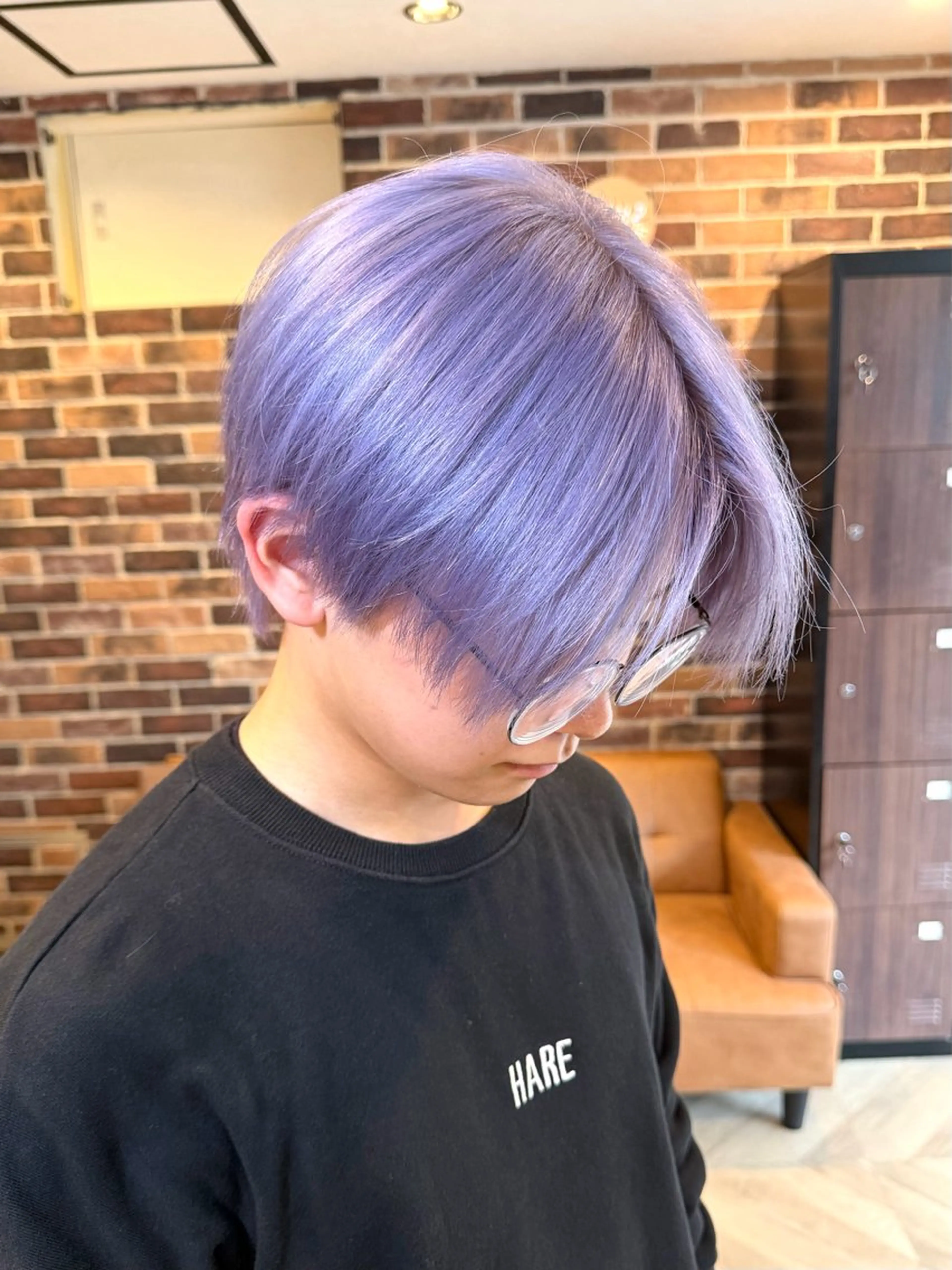 メンズ限定【ミニモ学割】カット＋２ブリーチ＋カラーの写真