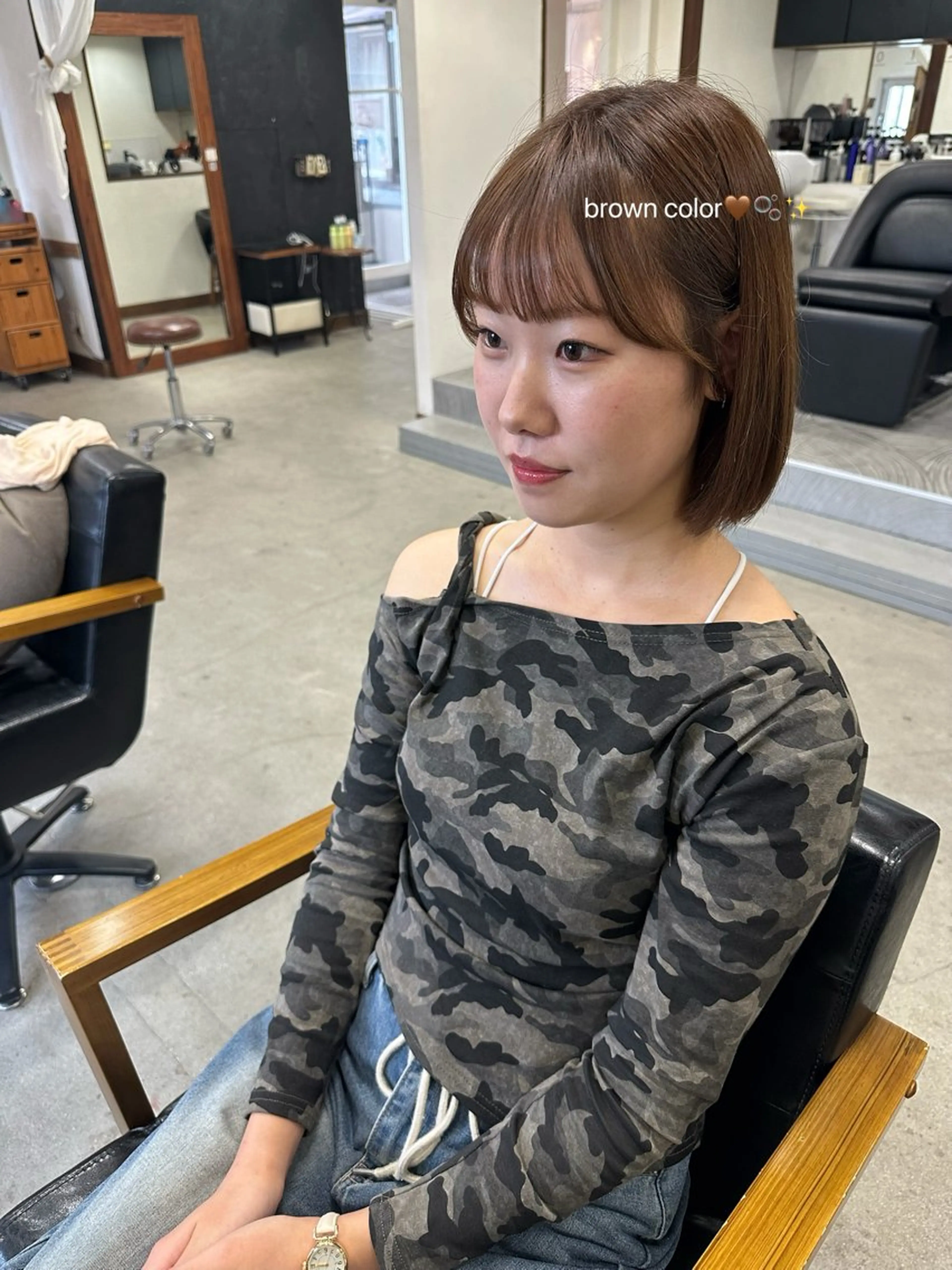 ショート カラー ブラウンカラー Nao🌷🌷 モデル様募集中のヘアスタイル