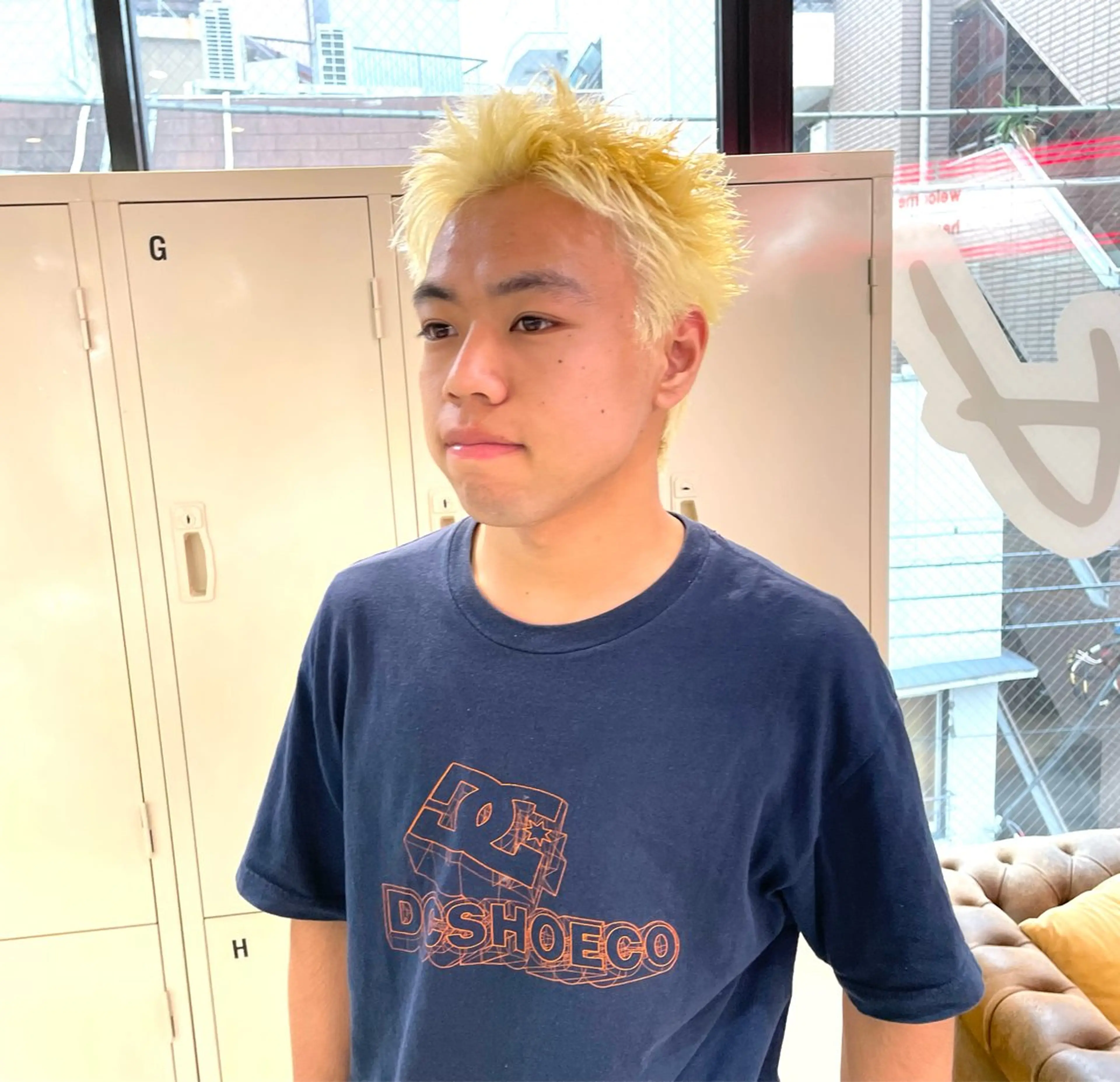 ショート カラー メンズ カット ヘアカラー 《メンズ支持NO.1 ×艶ブラウン》ソウタのヘアスタイル