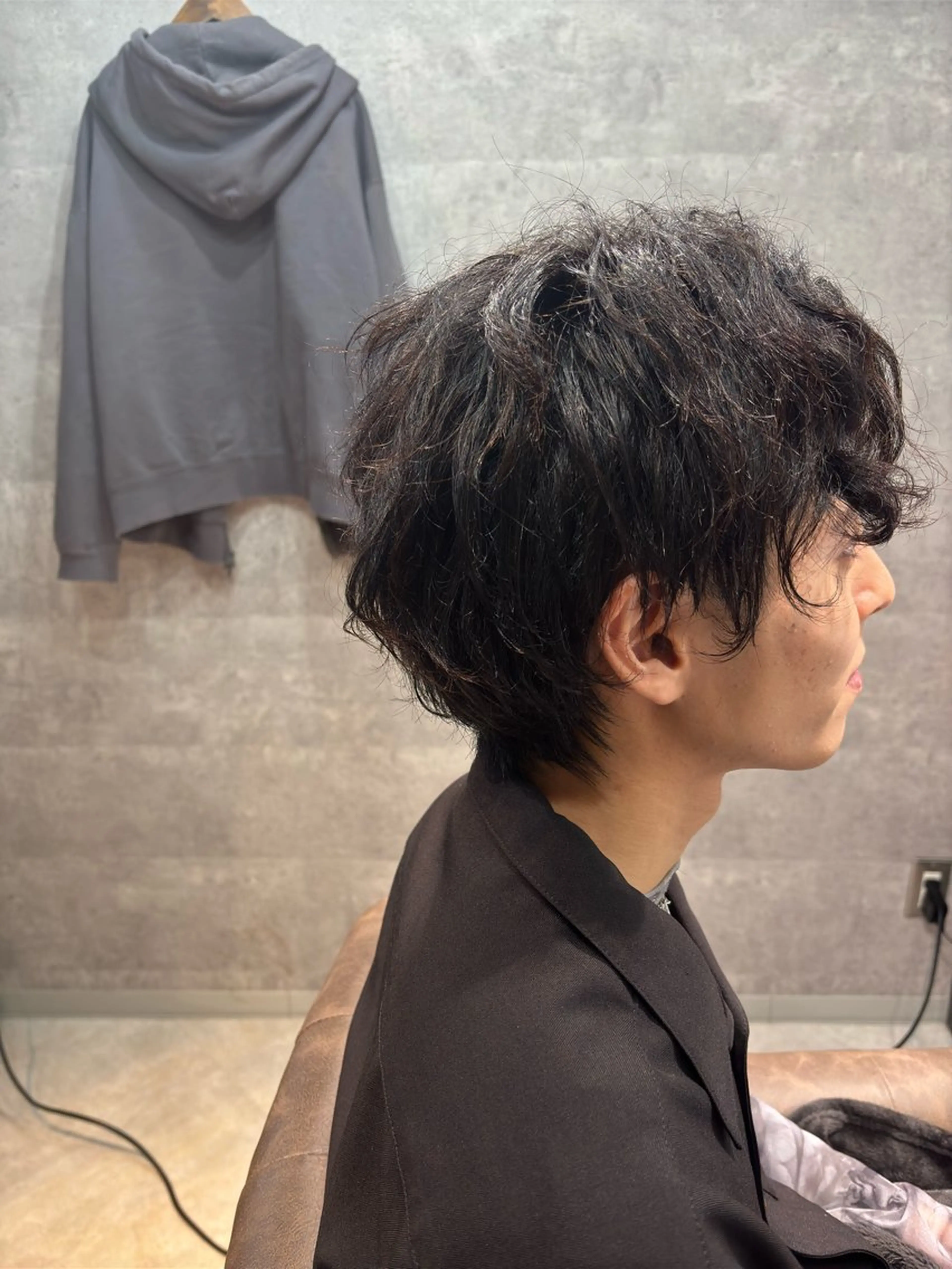 ショート くせ毛 伸ばしかけ カット CALME BOITE所属・Ｎao （ﾅｫ）のヘアスタイル