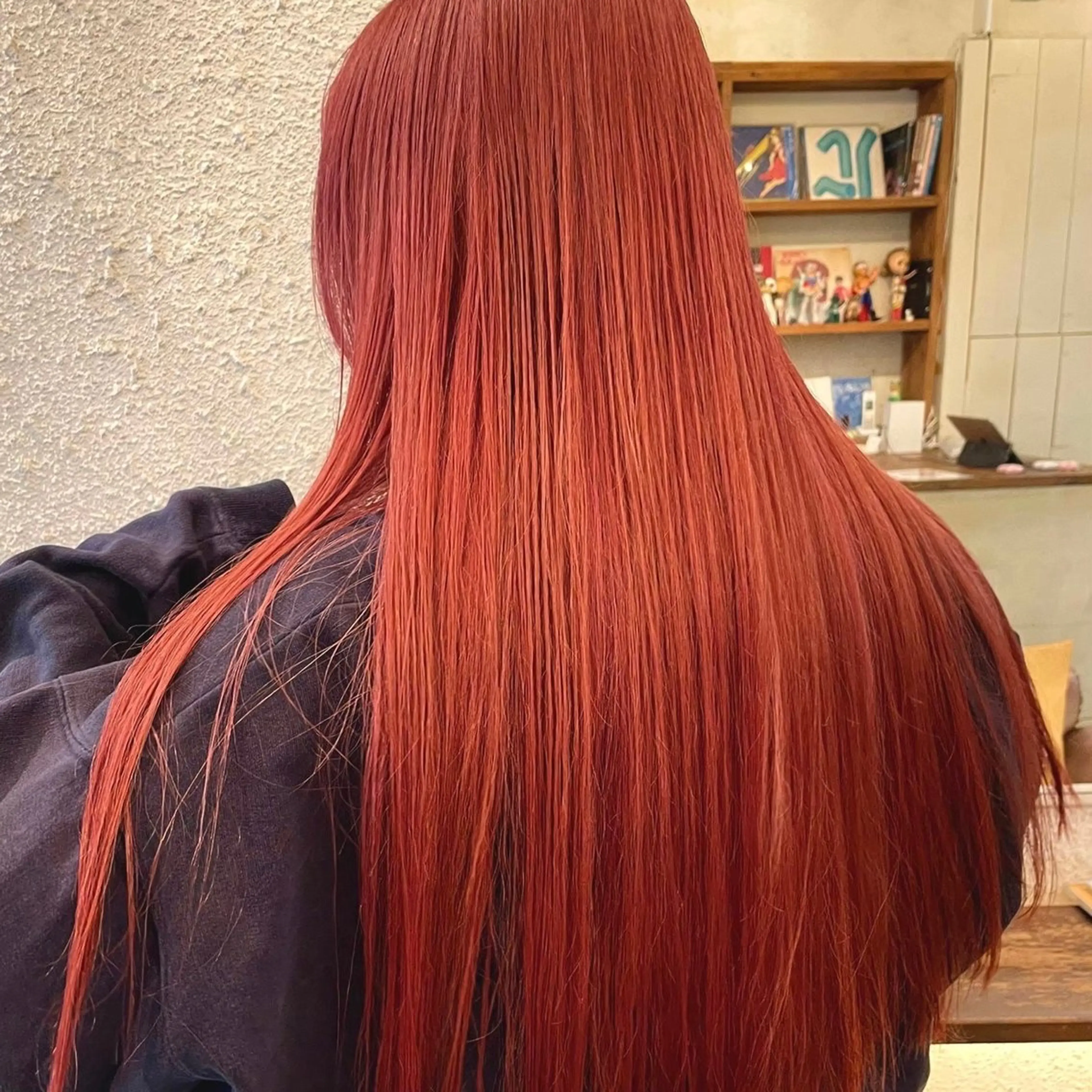 ロング カラー カット ヘアカラー トリートメント GO TODAY SHAiRE SALON 原宿本店所属・ブリーチ/レイヤー ハッシュカット/河内のヘアスタイル