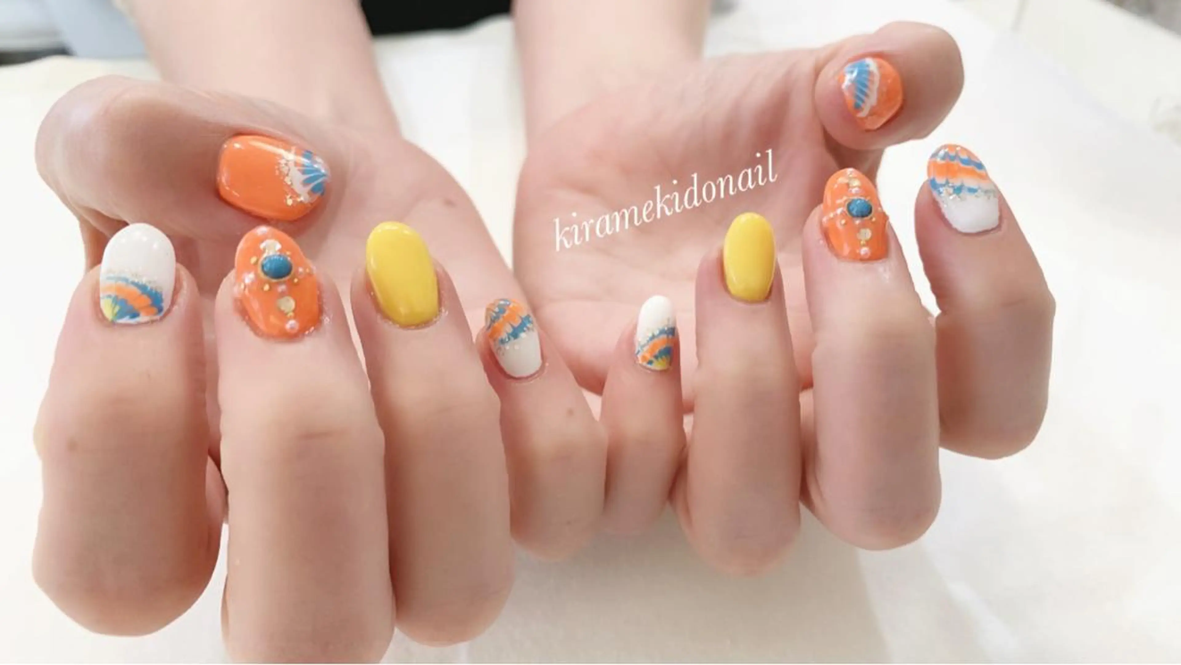 ネイル ハンドネイル kiramekido nail salon所属・林 禅のネイルデザイン