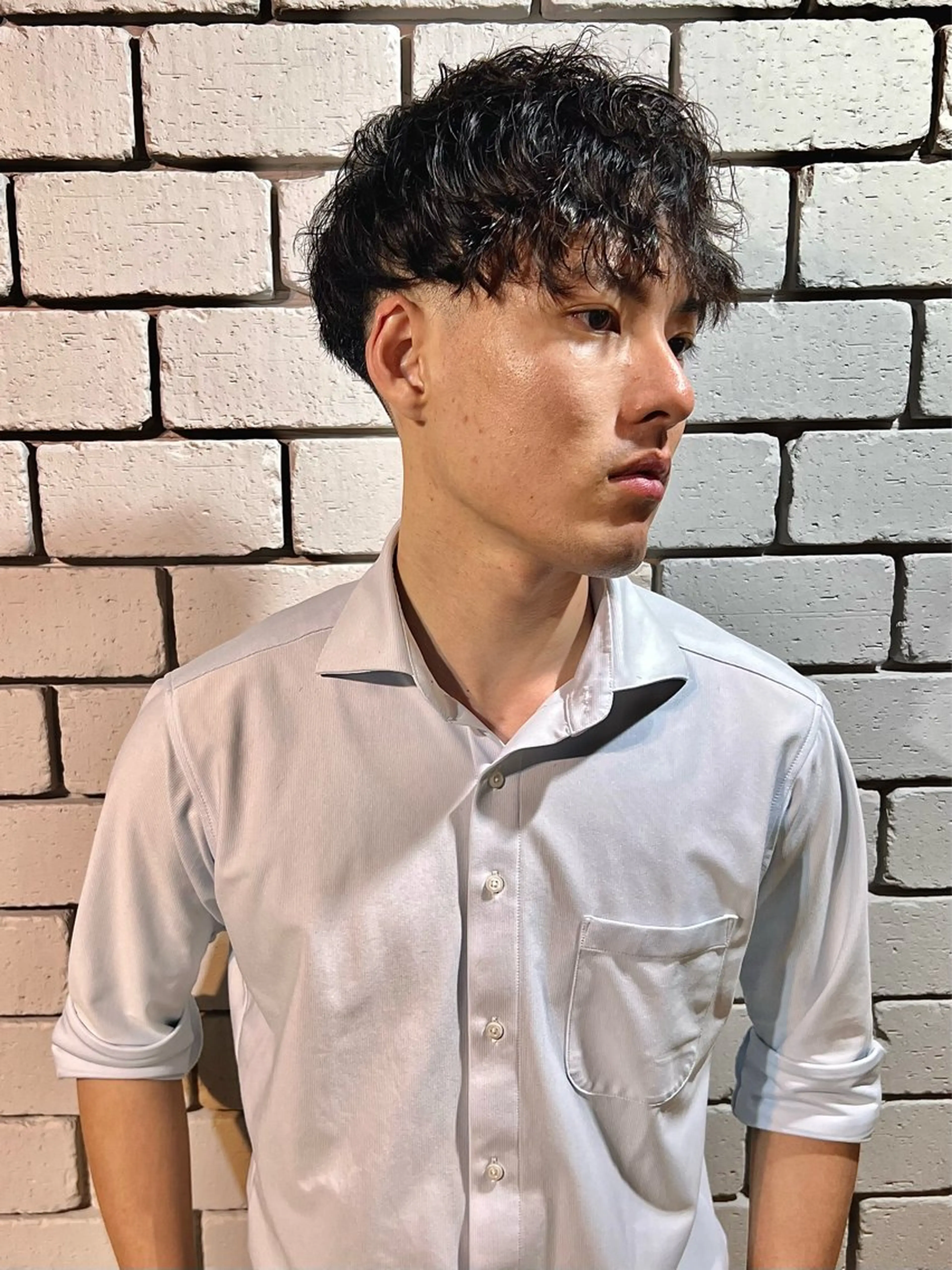 ショート パーマ メンズ カット パーマ ヘッドスパ men’s salon NOA solte. 【メンズサロン ノアソルテ】所属・メンズパーマ職人 加藤 弘貴のヘアスタイル