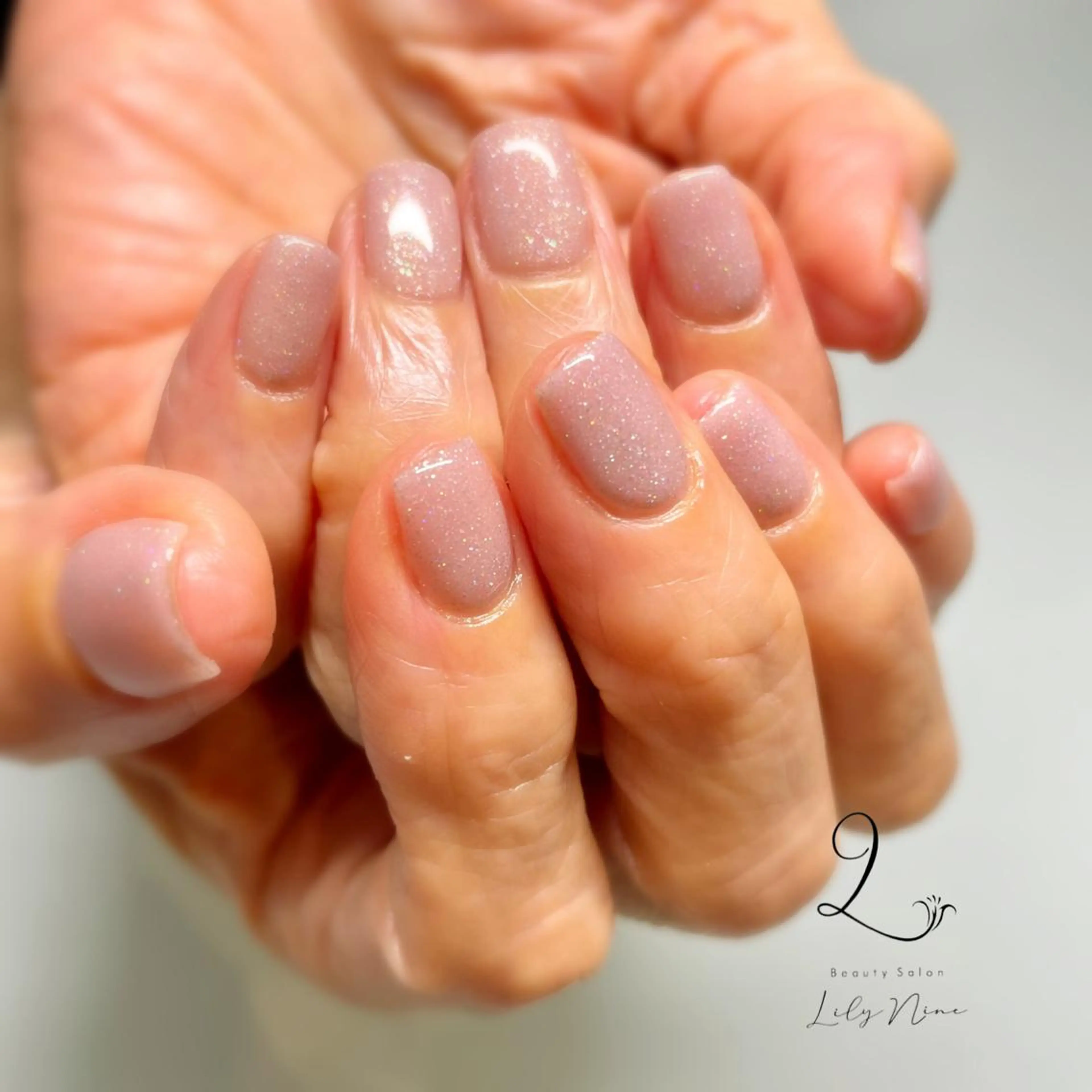 ネイル ラメ(グリッター) ワンカラーネイル REVIA :ayaのネイルデザイン