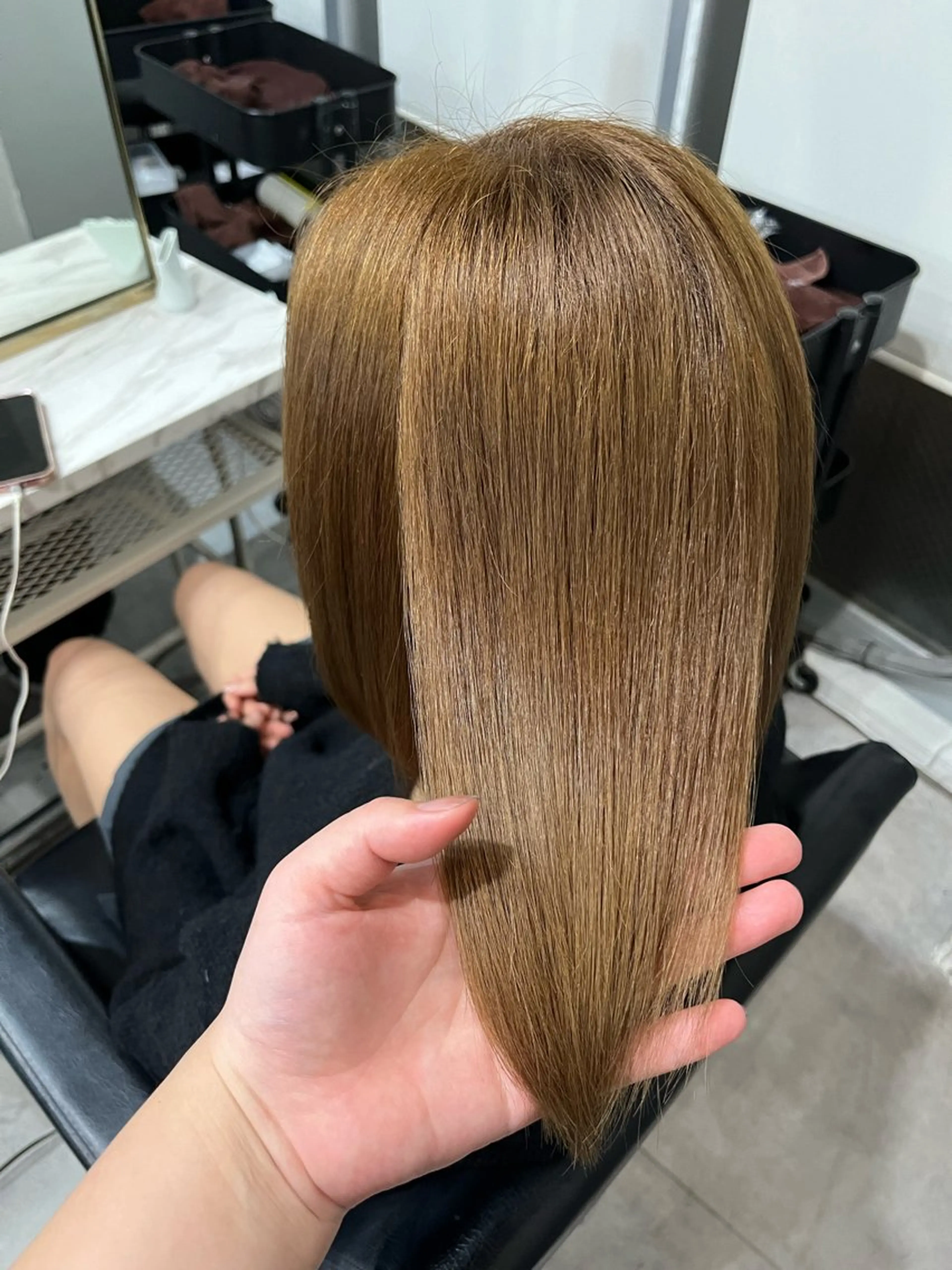 ミディアム カラー カット ヘアカラー トリートメント 🎀透明感 カラー🎀ミズキのヘアスタイル