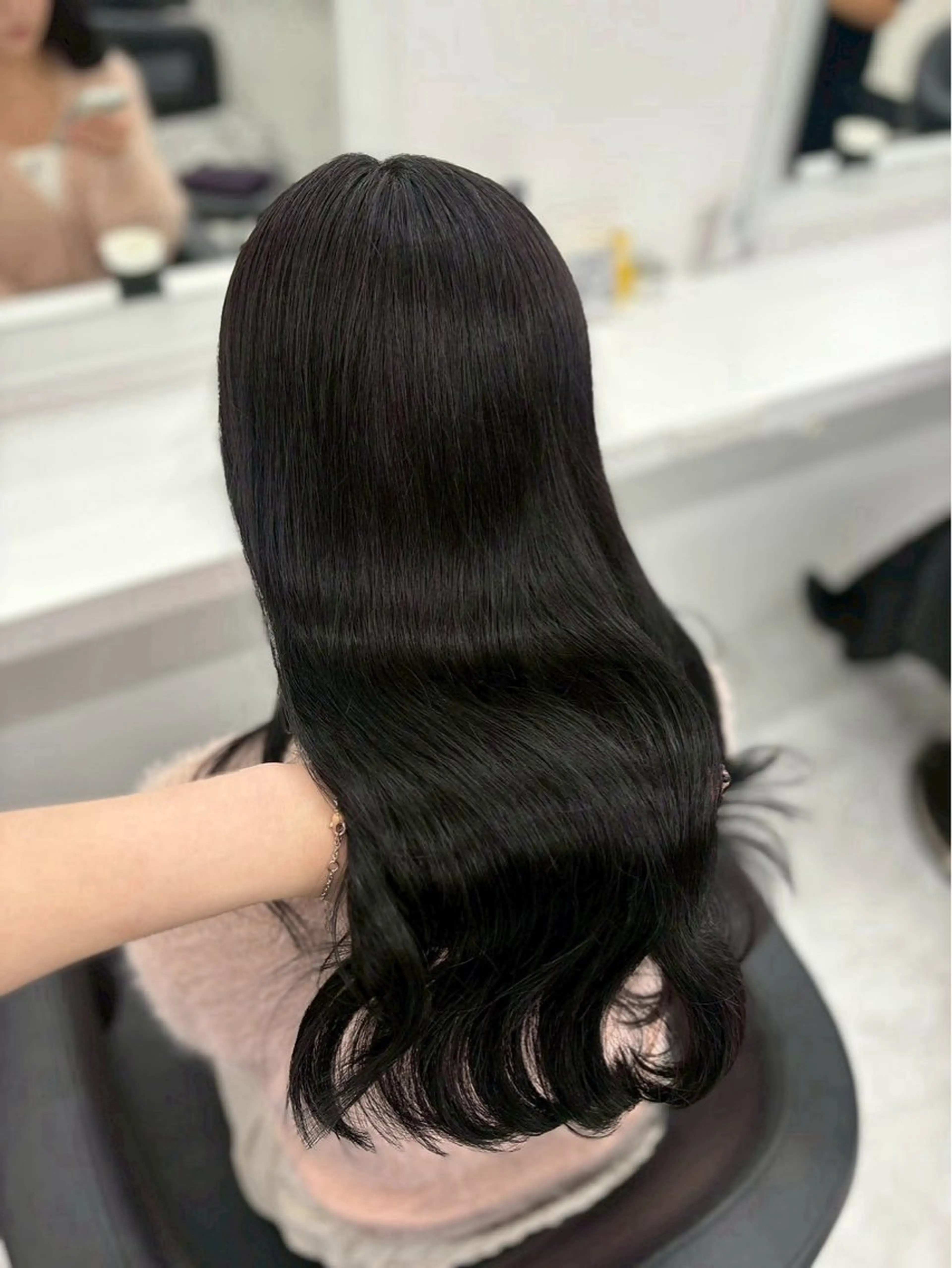 ロング カラー ブリーチ 透明感カラー ダブルカラー ブリーチなしカラー 髪質改善 🌐垢抜けカラー🌐 KAZUMA🌐のヘアスタイル