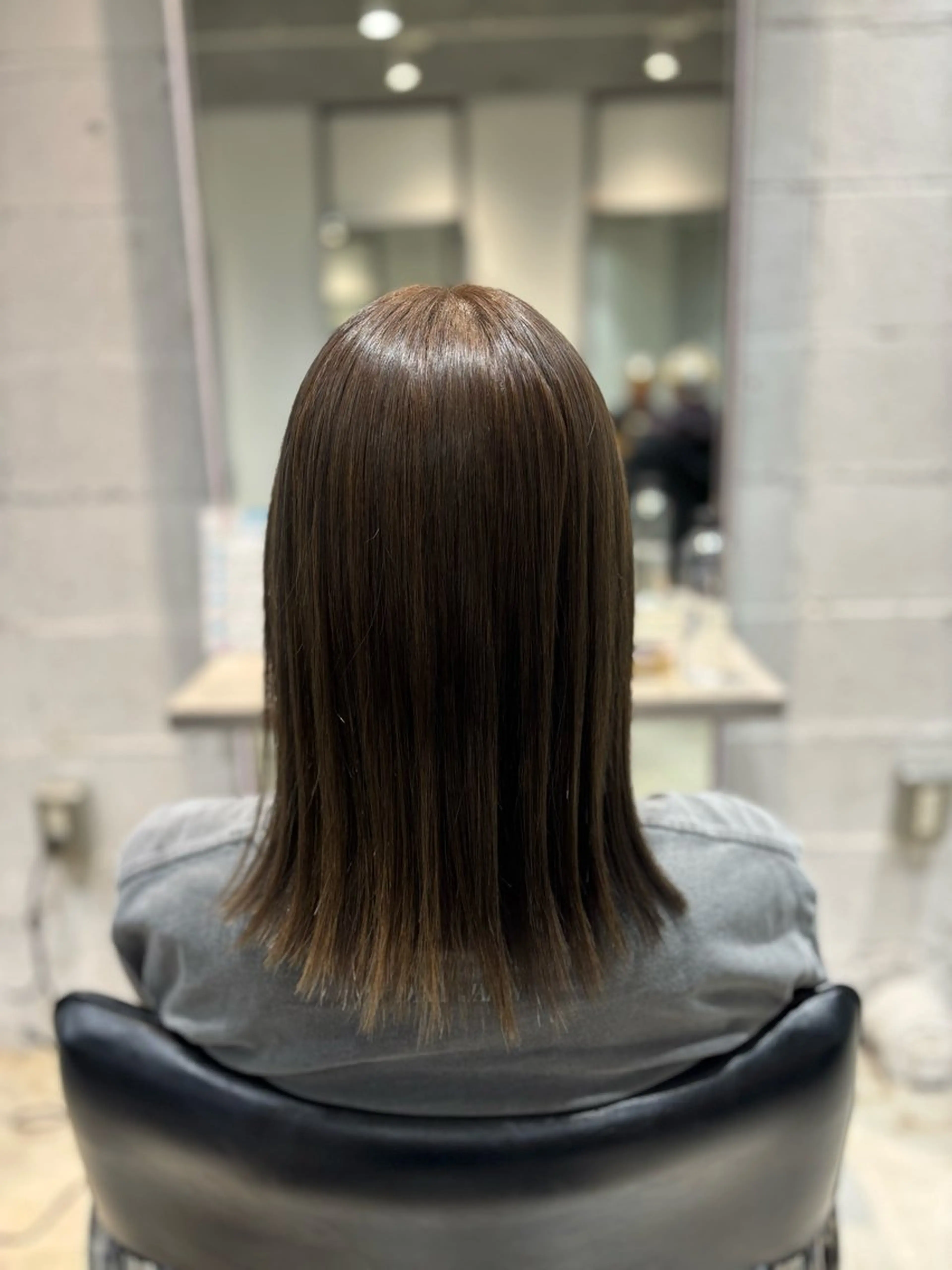 カラー ブリーチ 縮毛矯正 酸性ストレート カット ヘアカラー トリートメント 艶髪酸性ストレート /髪質改善/寺田警二のヘアスタイル