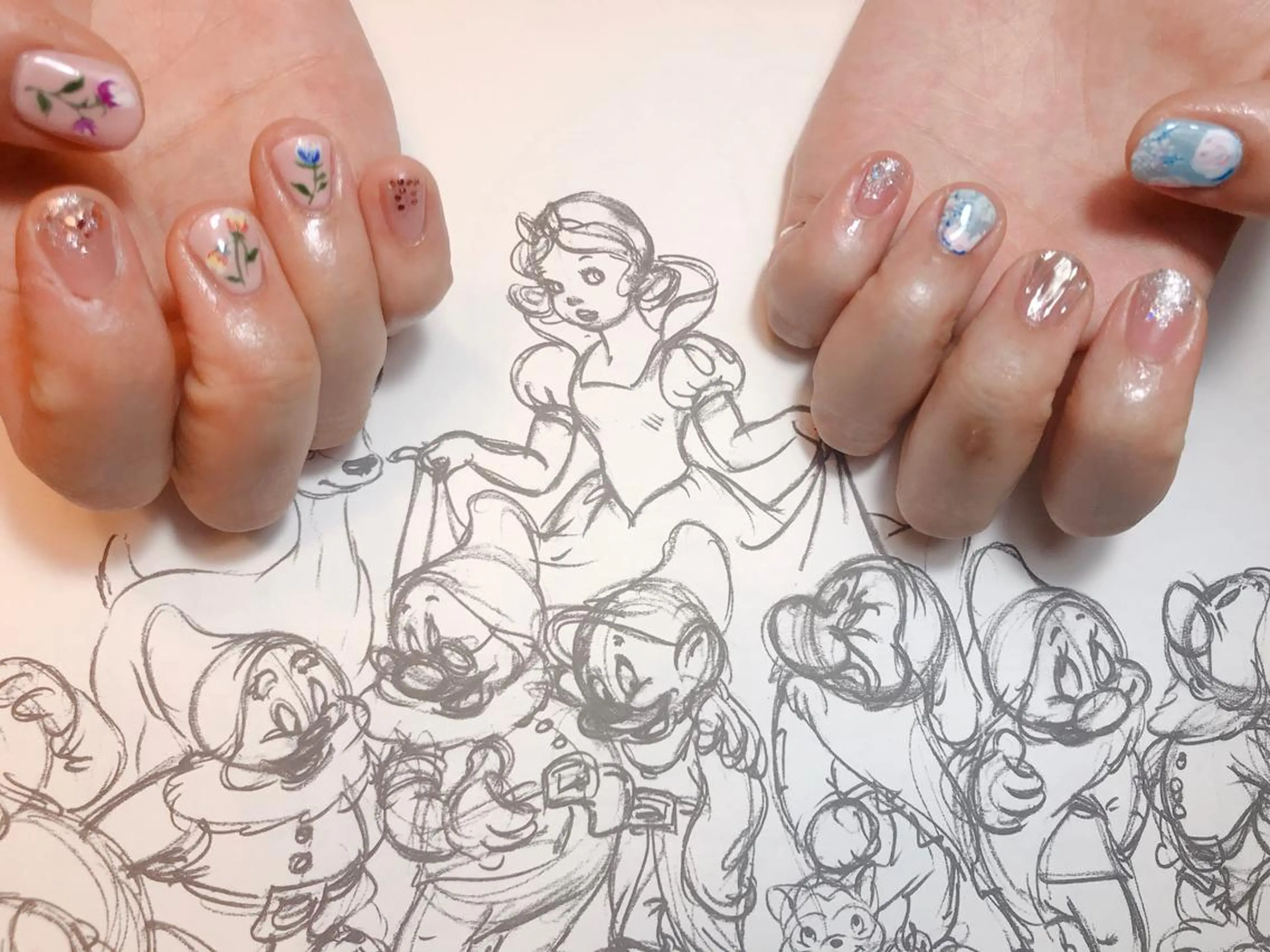 ネイル フラワーネイル owlnail /持込みデザイン専門のネイルデザイン