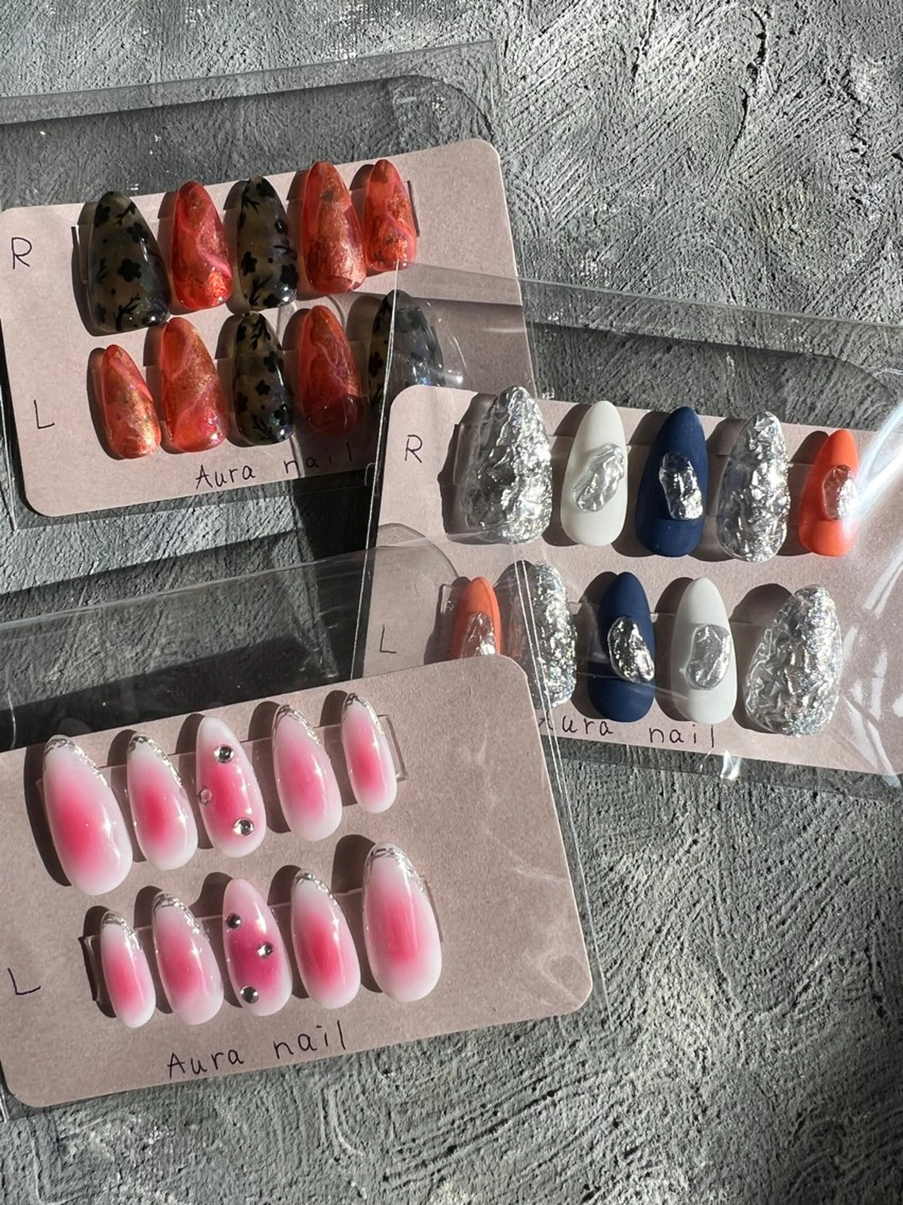 ネイル ネイルチップ Aura nailのネイルデザイン
