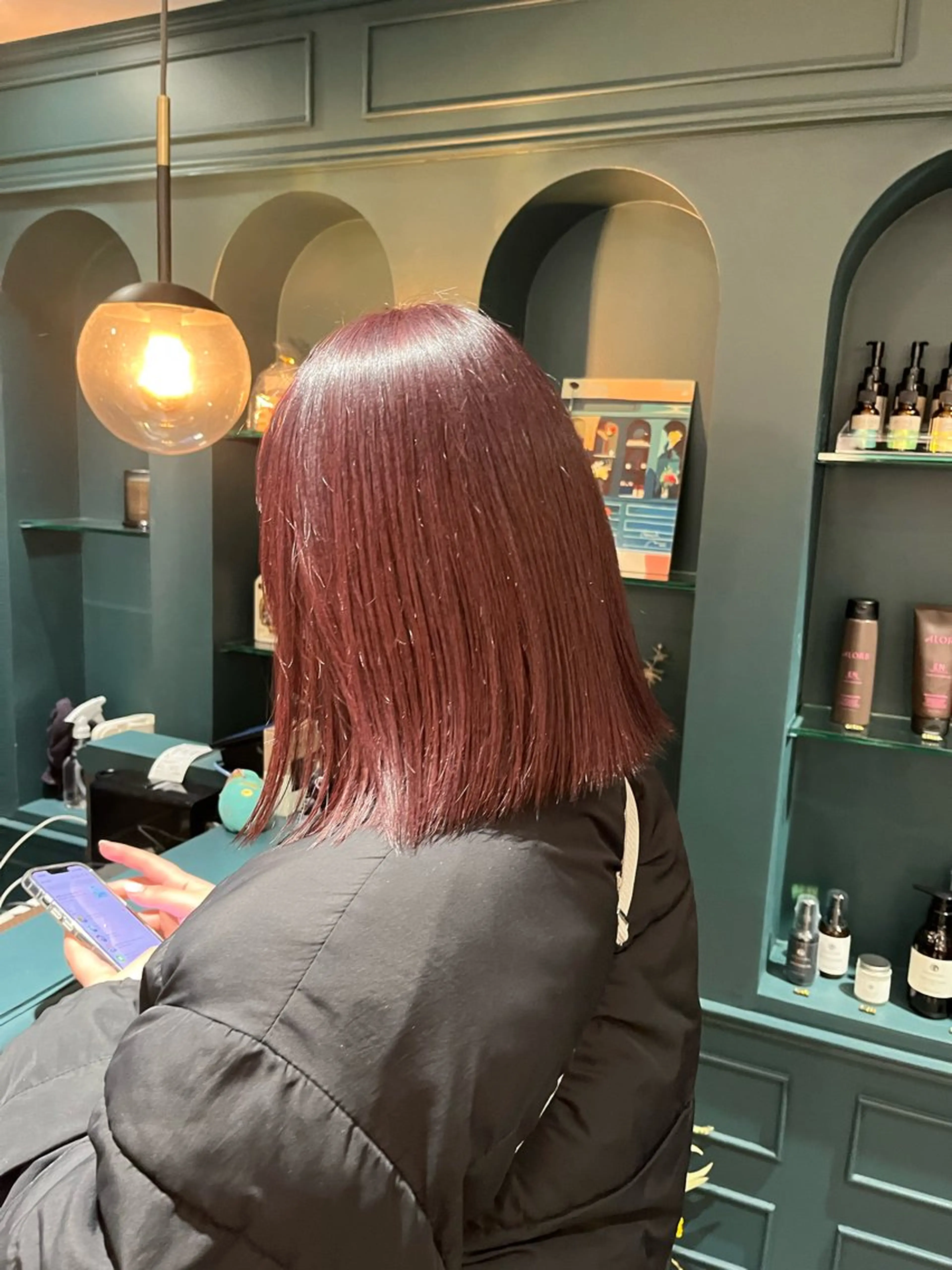 ミディアム カラー ヘアカラー 🍊暖色カラー🍊 sakuraのヘアスタイル