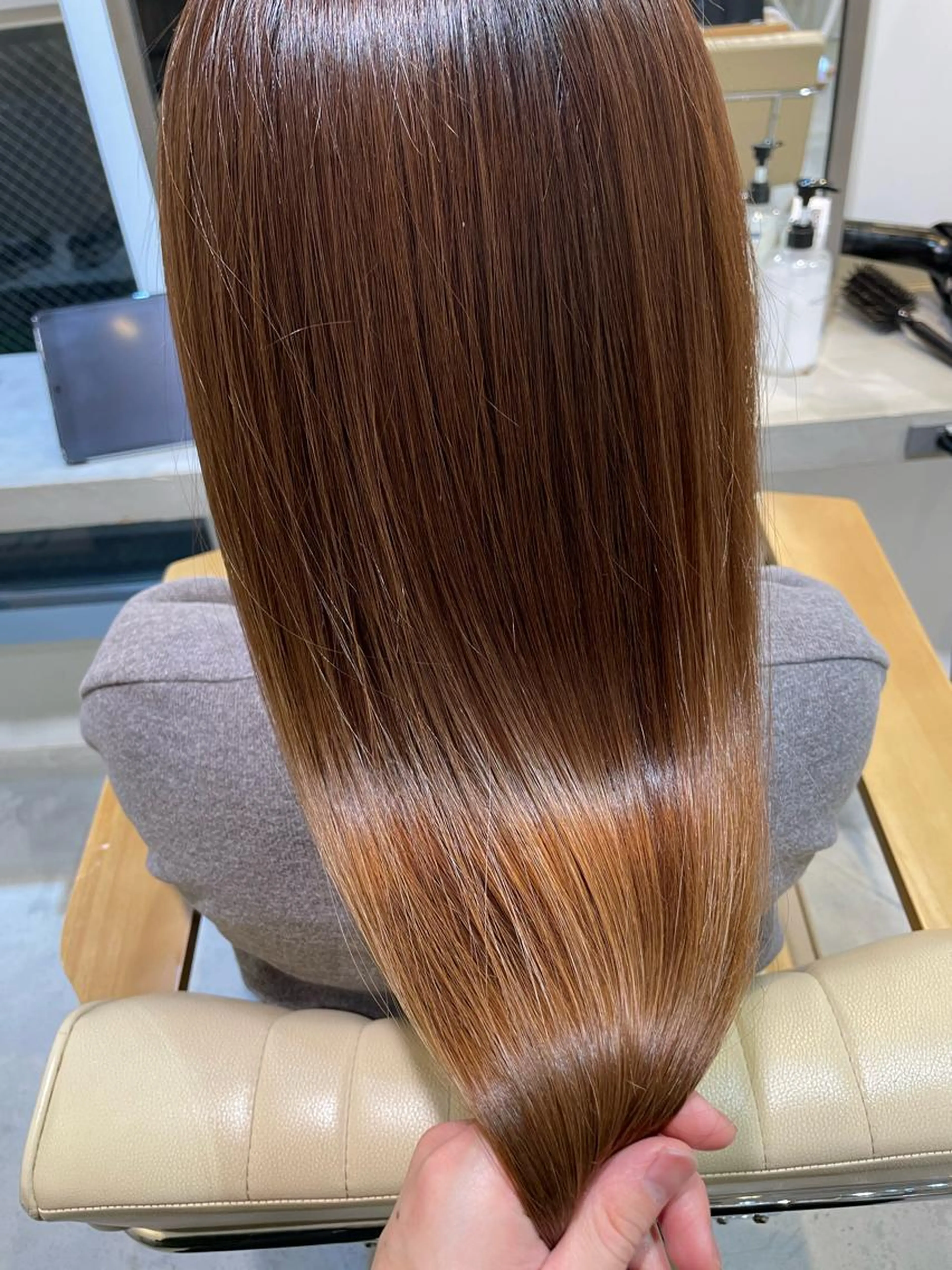 骨格診断カット+髪質改善トリートメントの写真