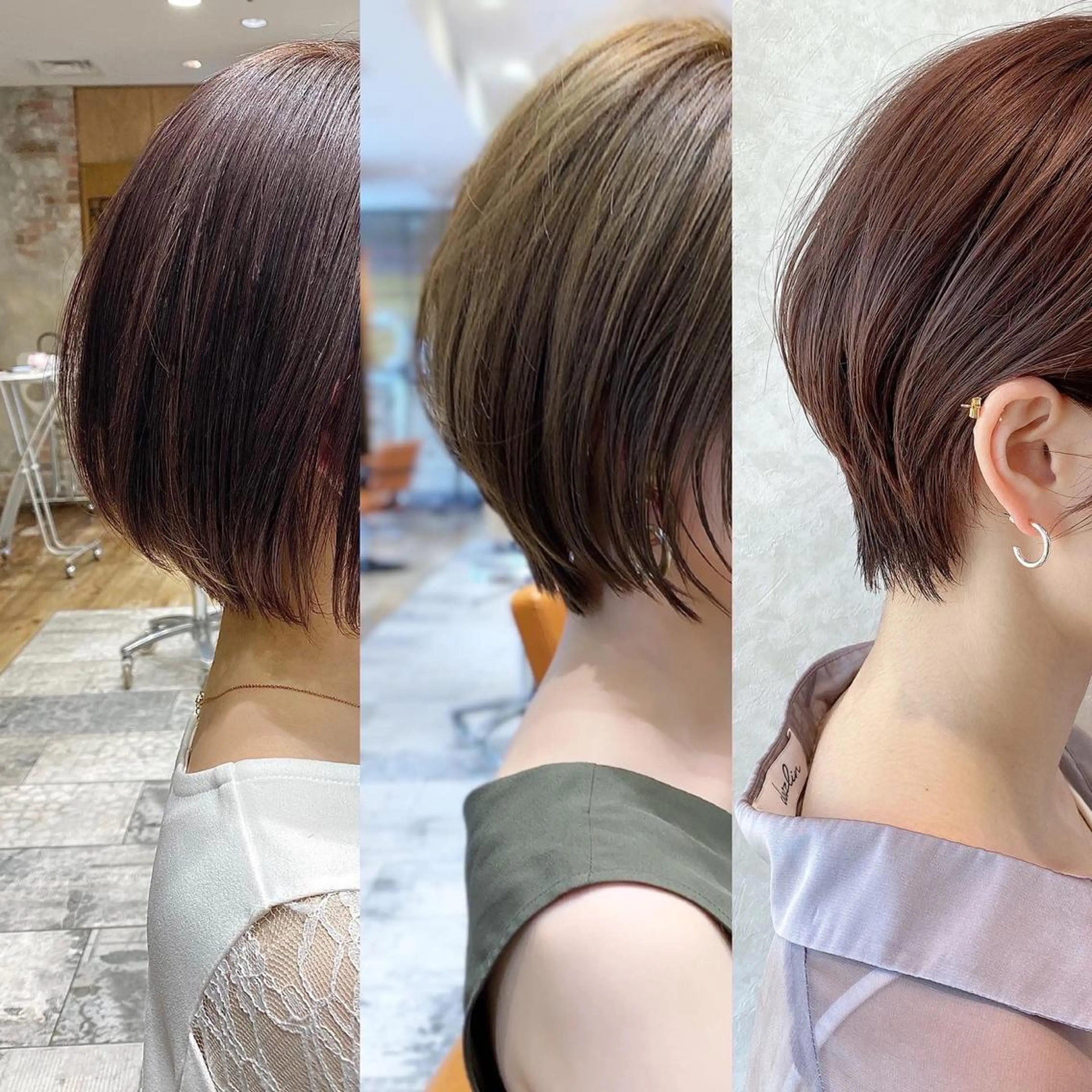 ショート 切りっぱなしボブ ショートボブ アッシュ ボブ 髪質改善 カット ヘアカラー トリートメント ショート、ボブの神✨ 峯朋也✂︎✨のヘアスタイル