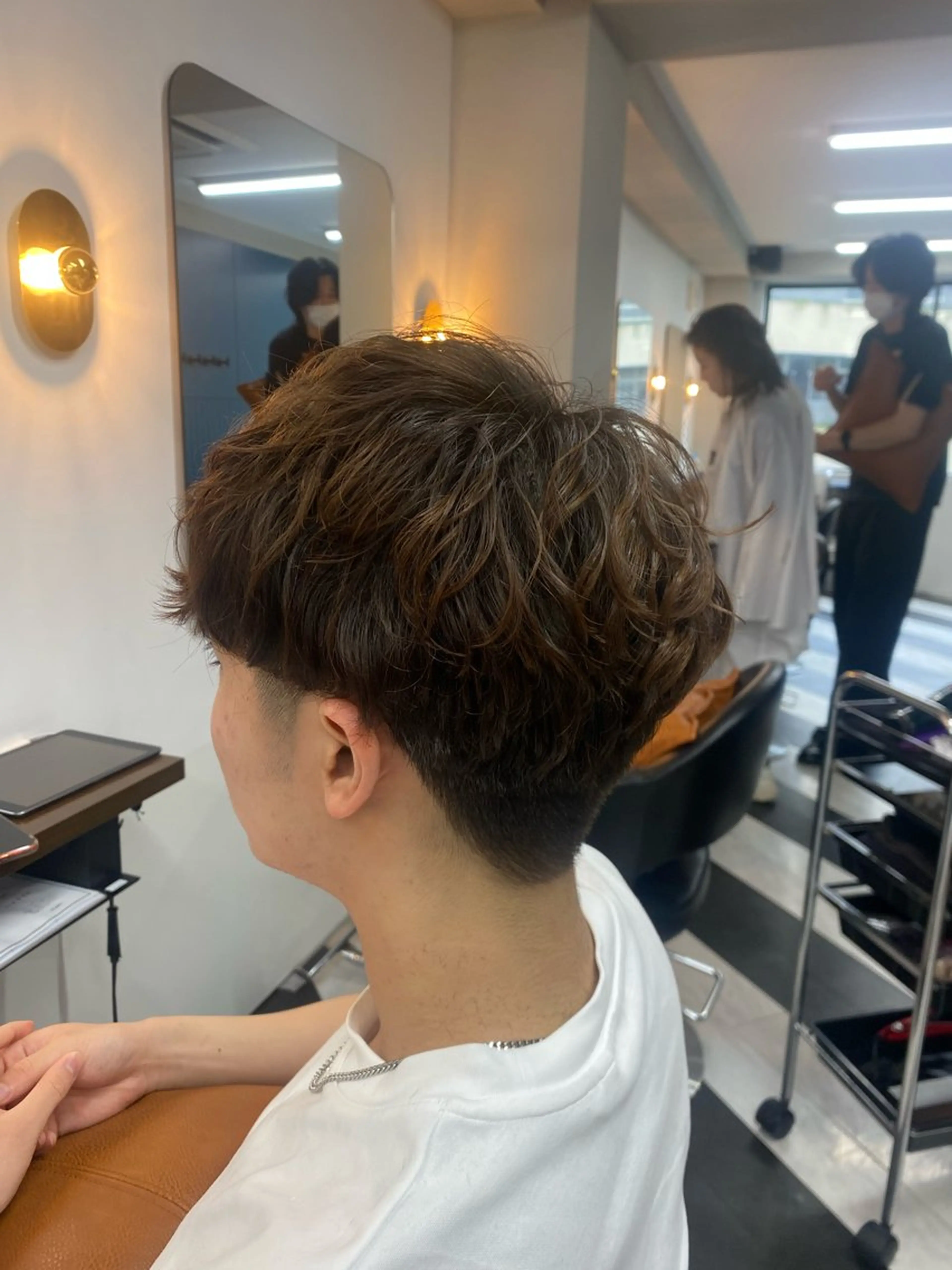 メンズ カット パーマ 🦄艶髪育毛🌟縮毛 /ショート/駒井のヘアスタイル