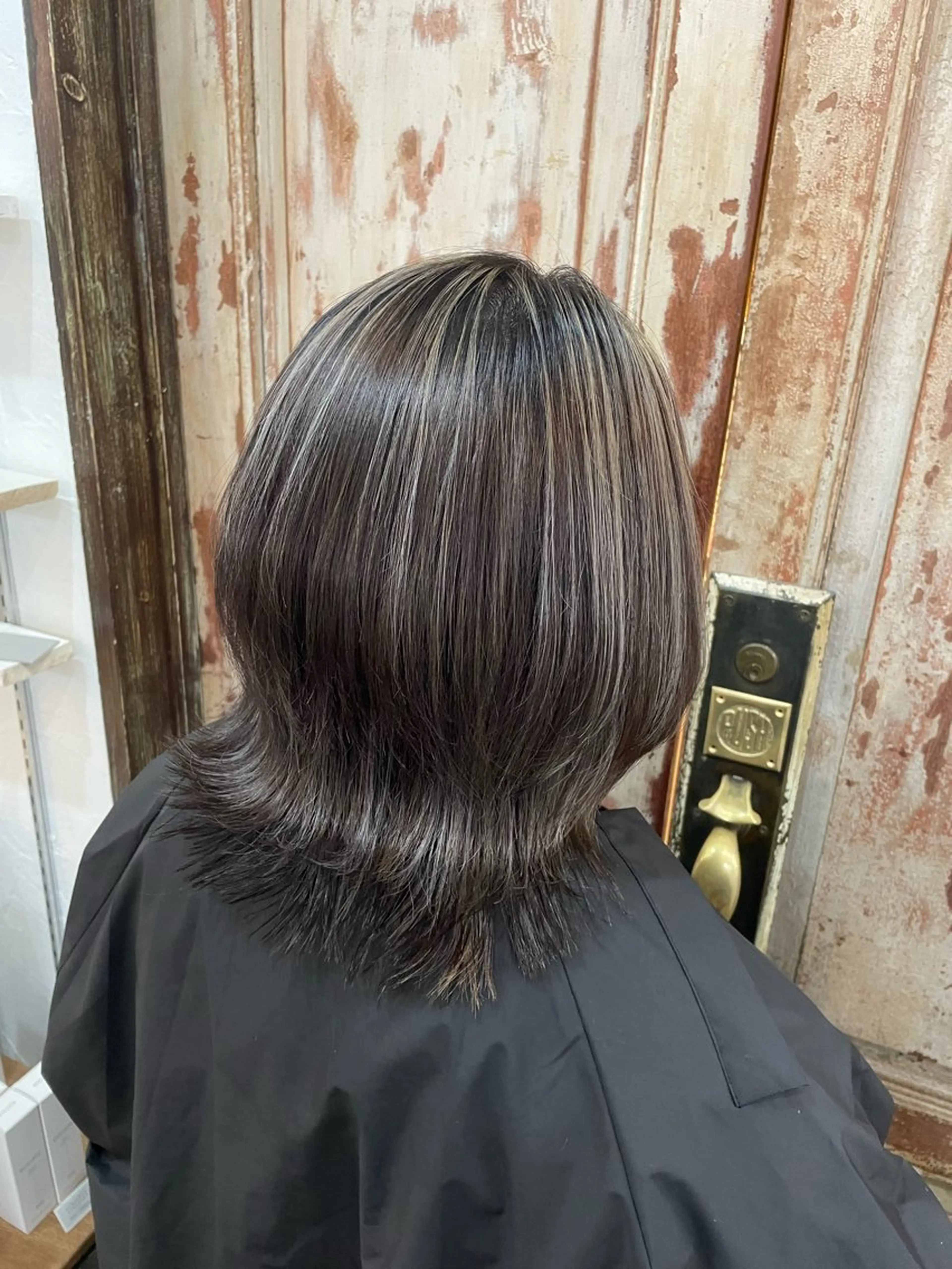 カラー ハイライトカラー i.+odori所属・‎🤍Miu‎🤍 レイヤーカット‎🤍のヘアスタイル