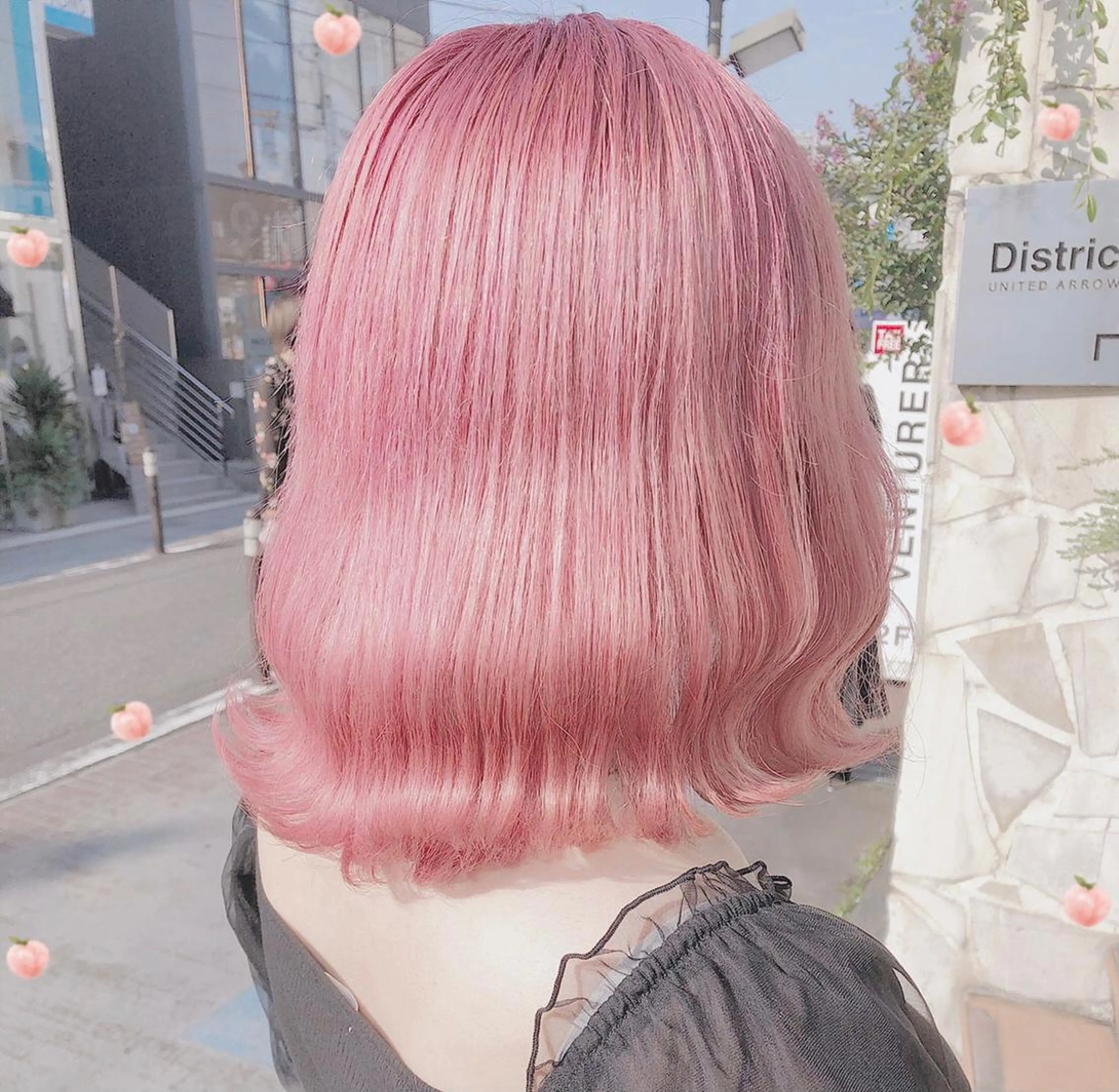 ミディアム カラー ヘアアレンジ カット ヘアカラー トリートメント ヘアセット ♡🩰 Nanaka🩰♡のヘアスタイル