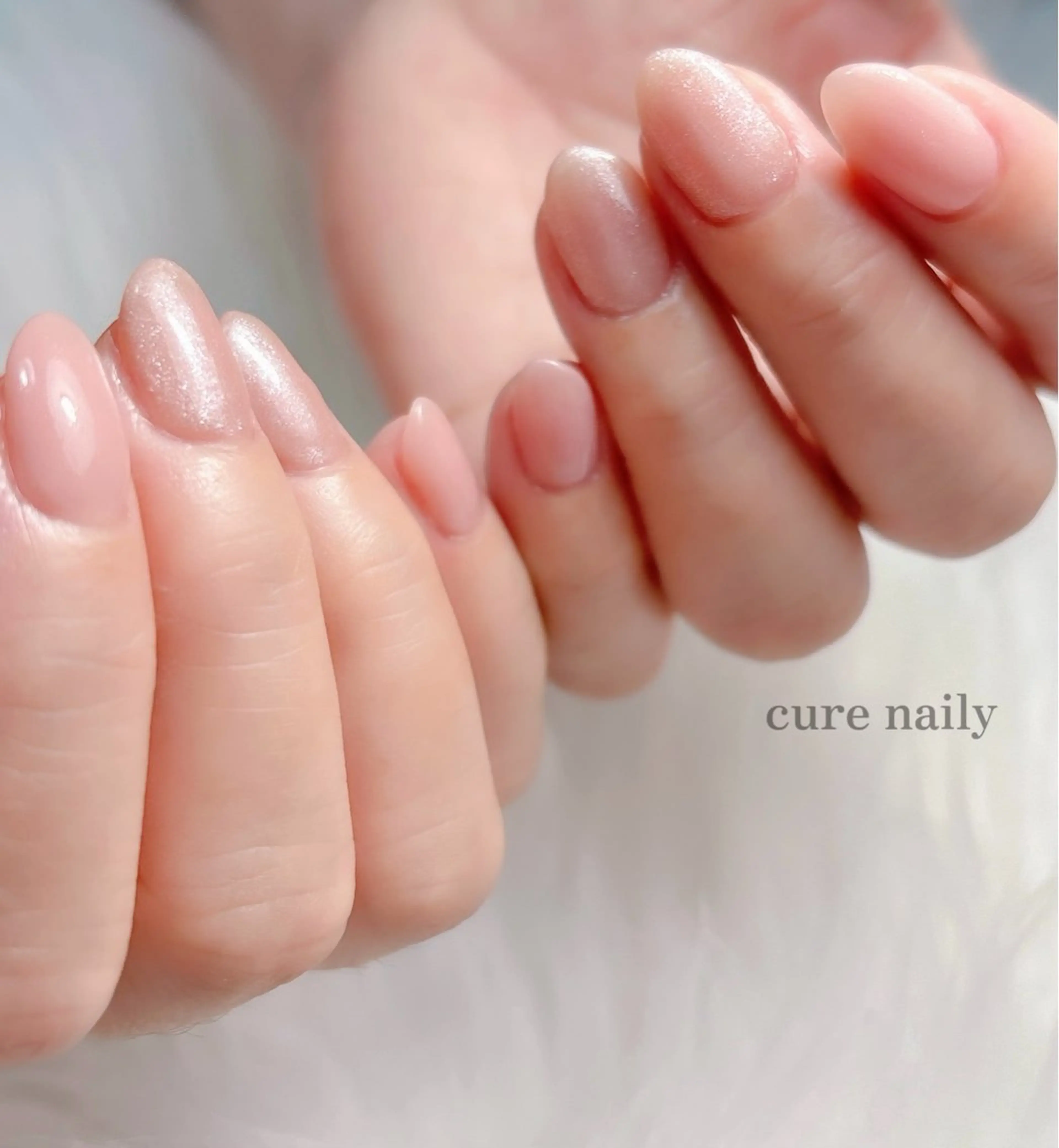 【4名様限定】自爪育成モニター募集💅ハンドジェルワンカラー(3週間に1回、合計5回ご来店いただける方)育成オイル付き♡の写真