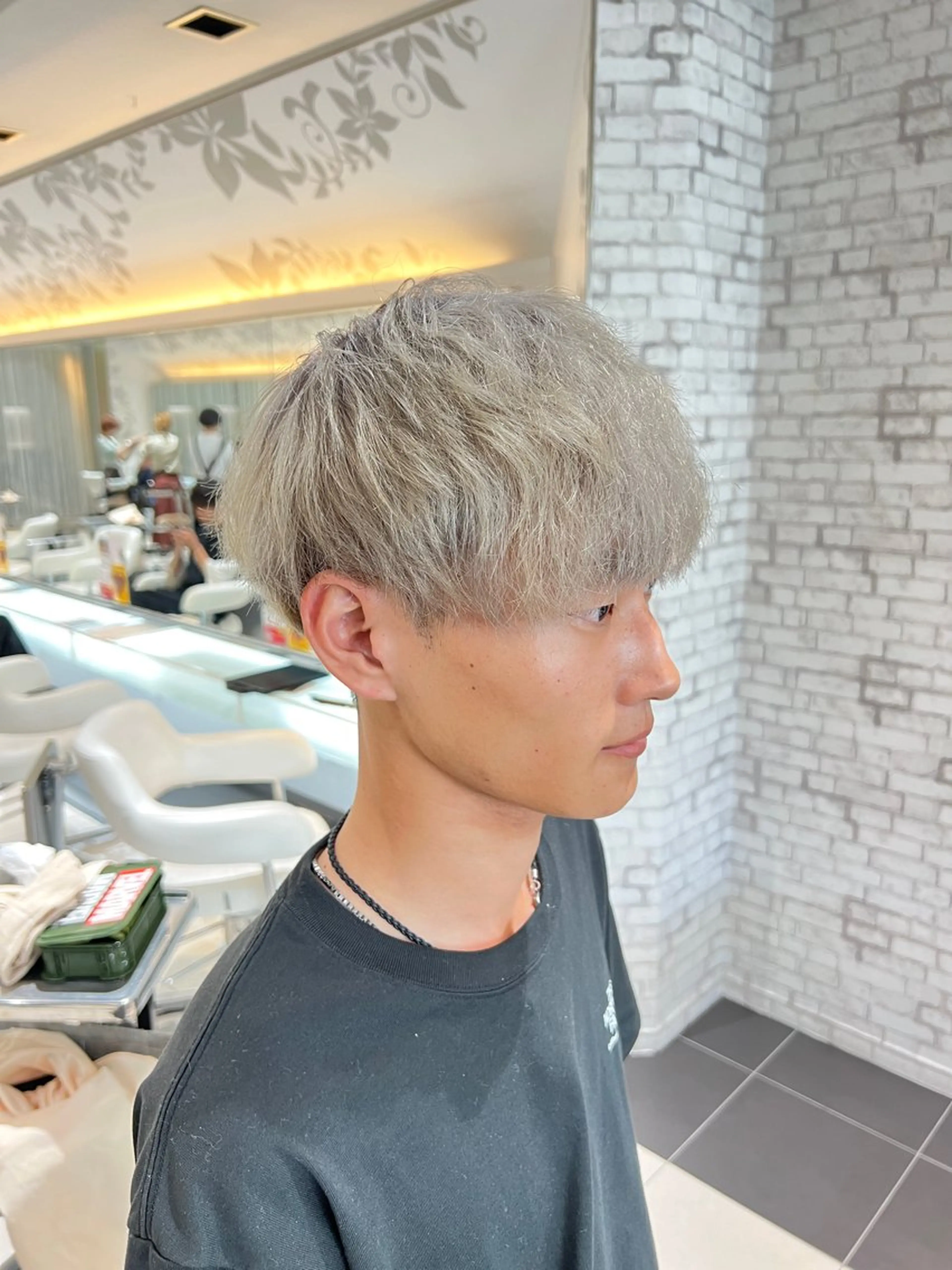 ショート カラー メンズ カット ヘアカラー NYNY姫路本店 メンズパーマ藤川時也のヘアスタイル