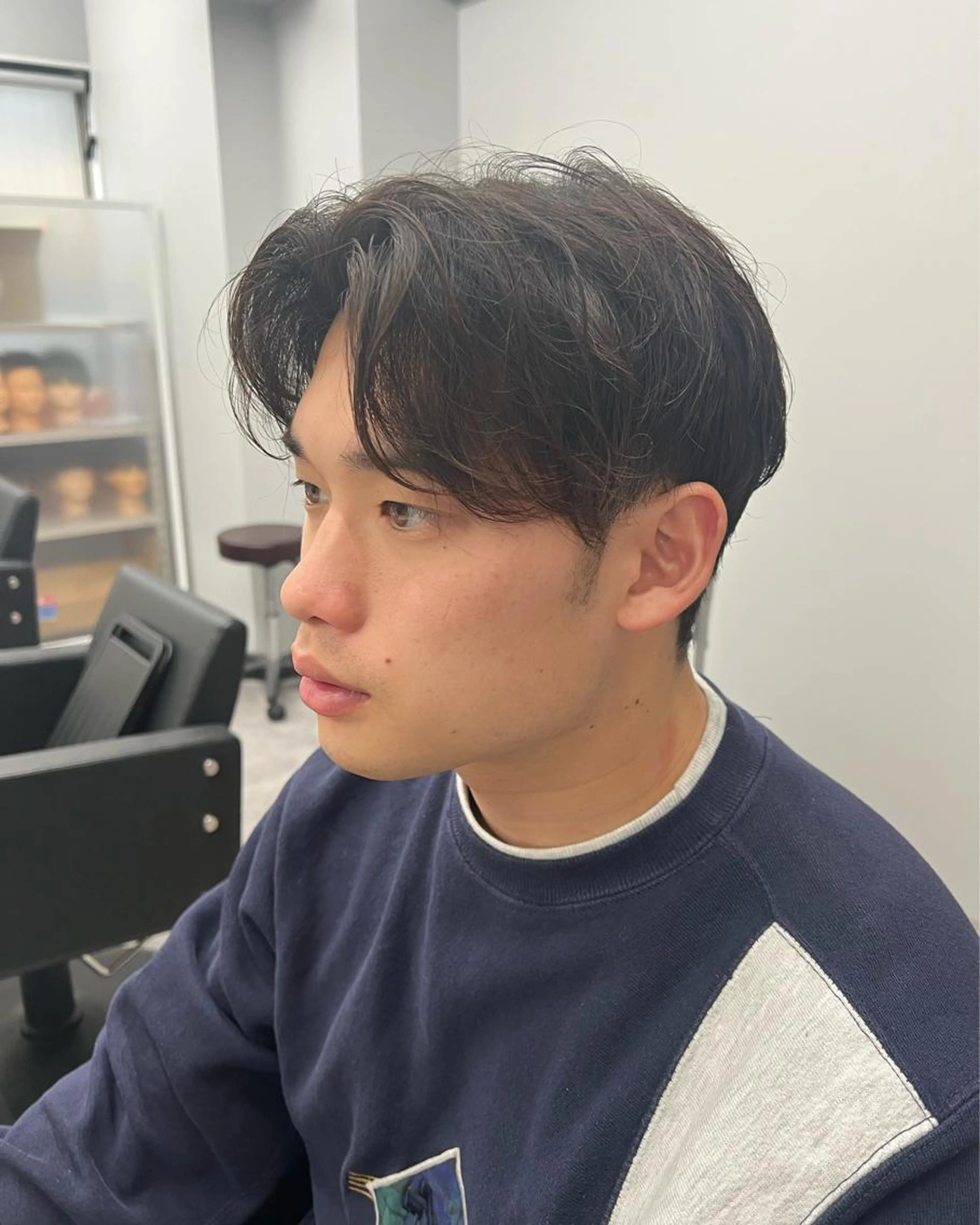 【曲がる縮毛矯正モデル募集】センターパートstyleの写真