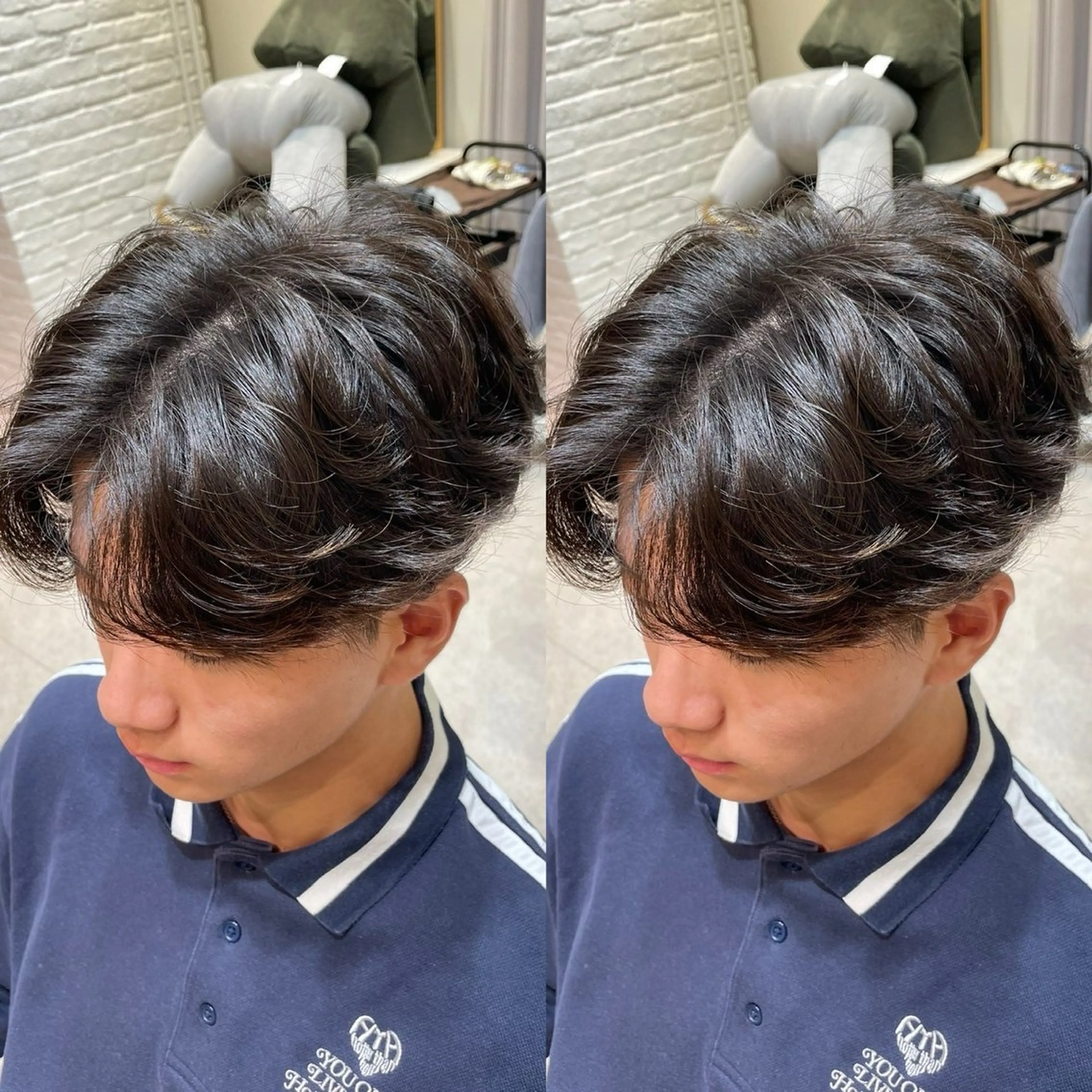 🌟【 センターパート 】韓国男子になれる🇰🇷朝のセットも楽ちん❕女子目線のモテ髪はお任せ下さい❕の写真