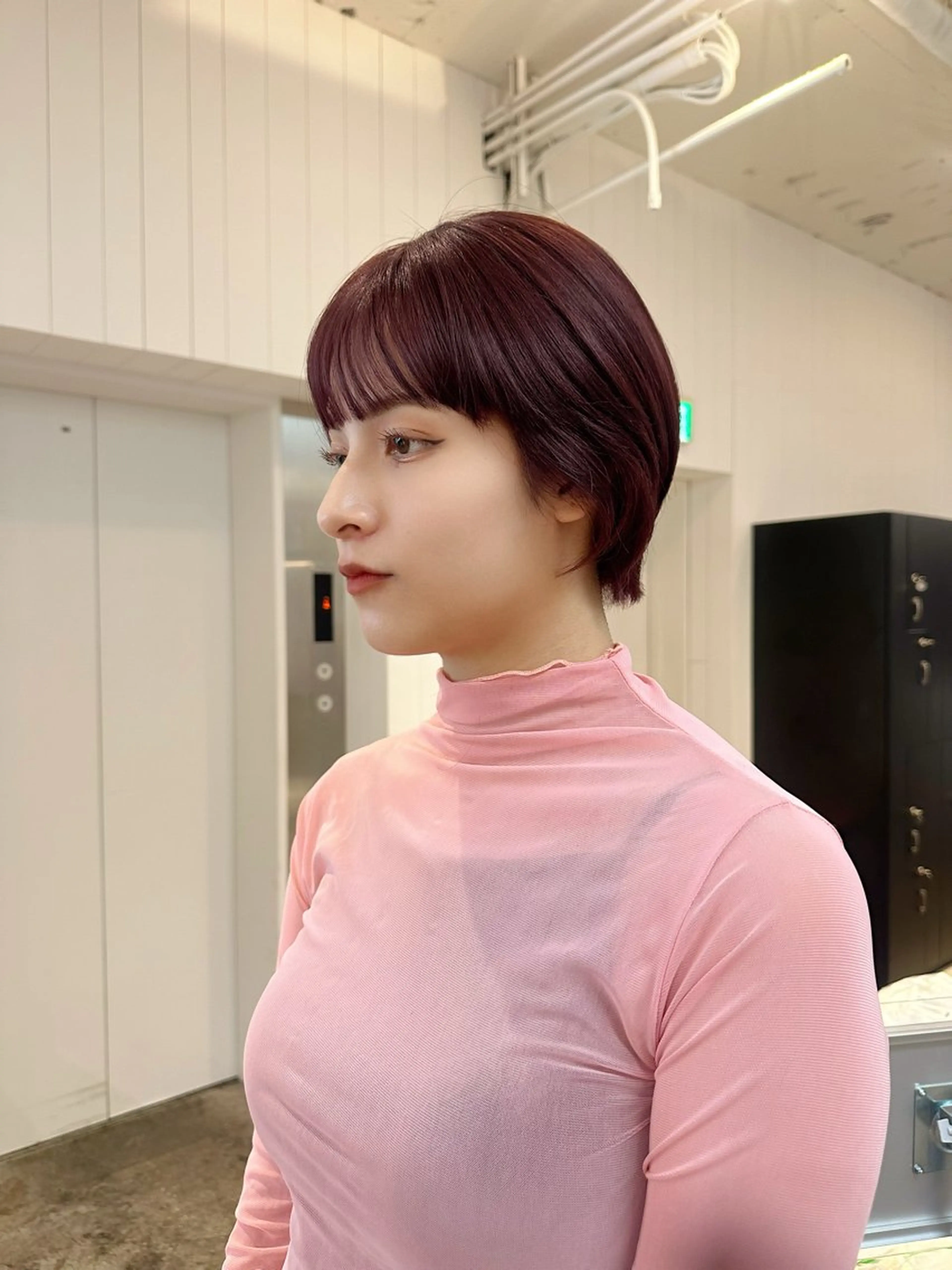 ショート Haruka 🌸暖色カラーのヘアスタイル