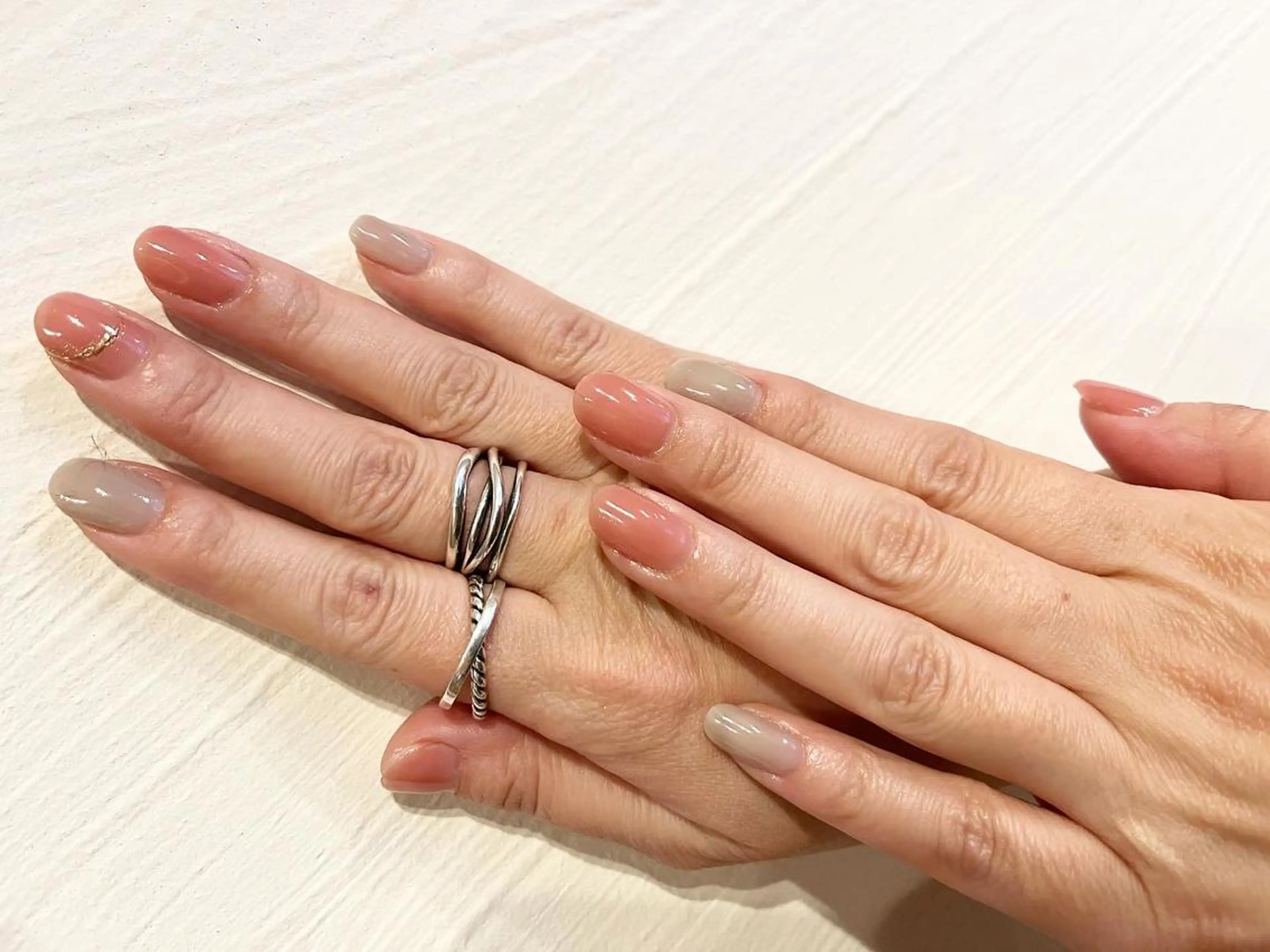 ネイル ワンカラーネイル ビューティーサロン プチフルールのネイルデザイン