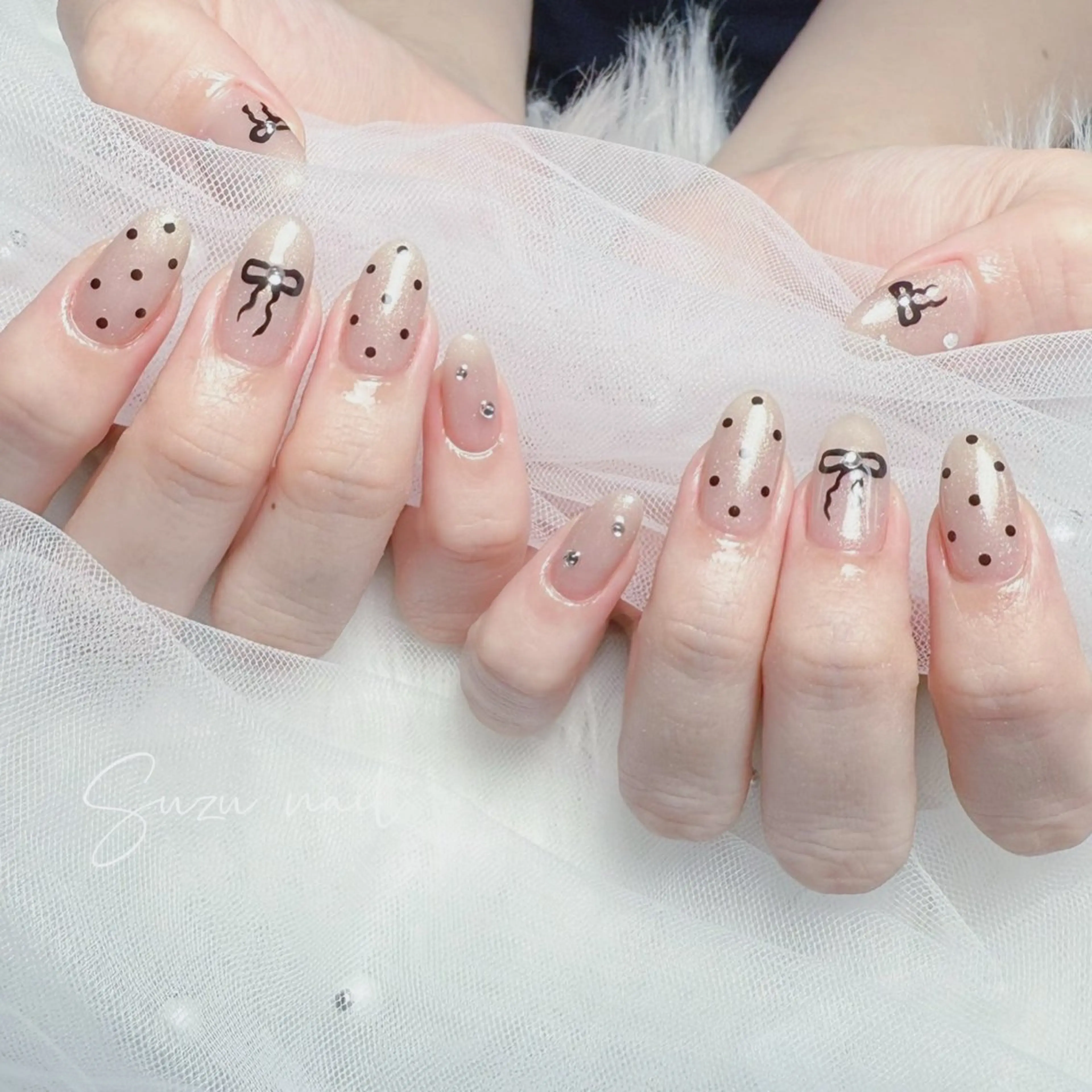 ネイル ドット ハンドネイル ✨Suzu nail✨のネイルデザイン