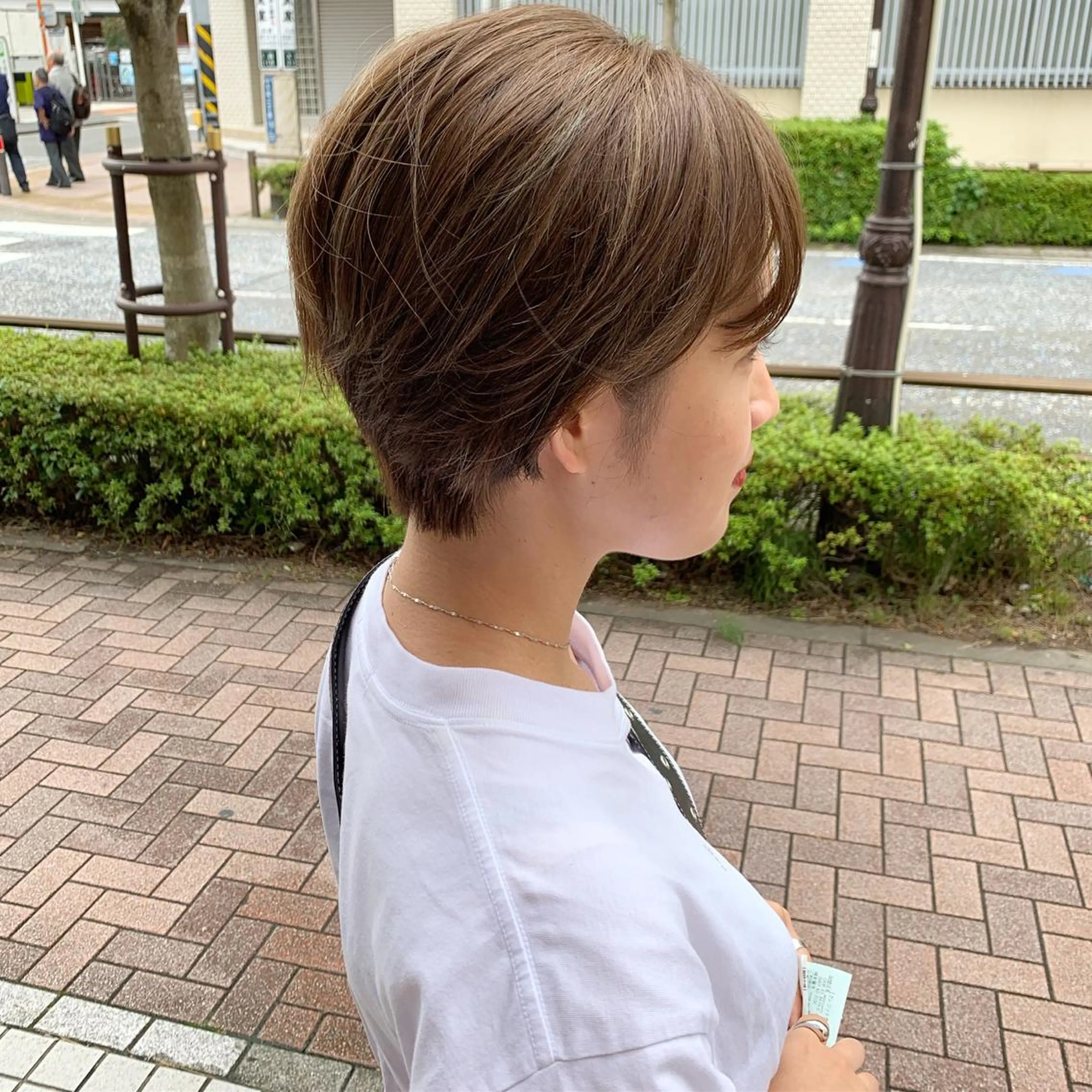 ショート アッシュ ハイライト 👑満足度1000% 重村　春奈👑のヘアスタイル