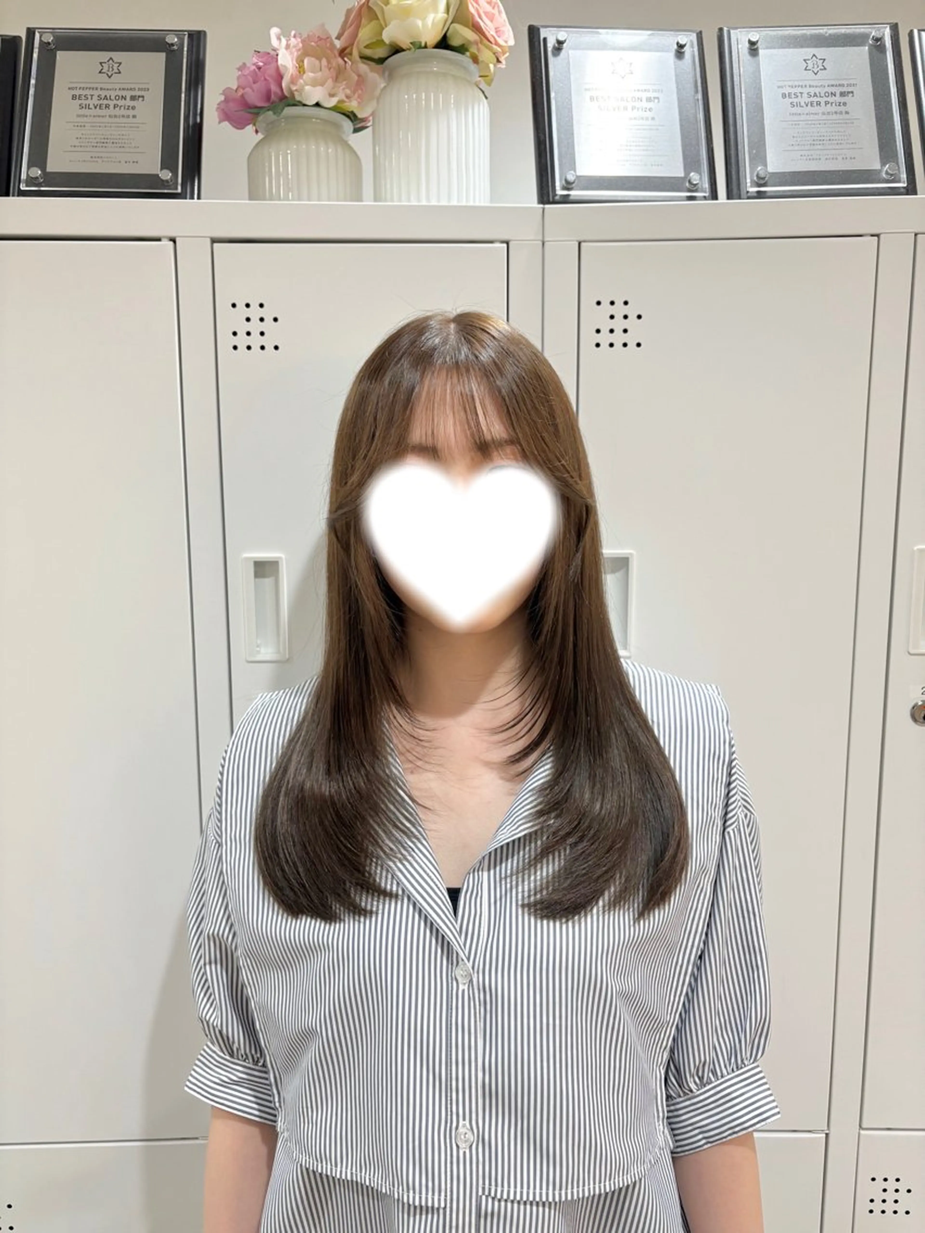 カット＋ワンメイクカラーモデル🥣説明確認必須⚠️の写真