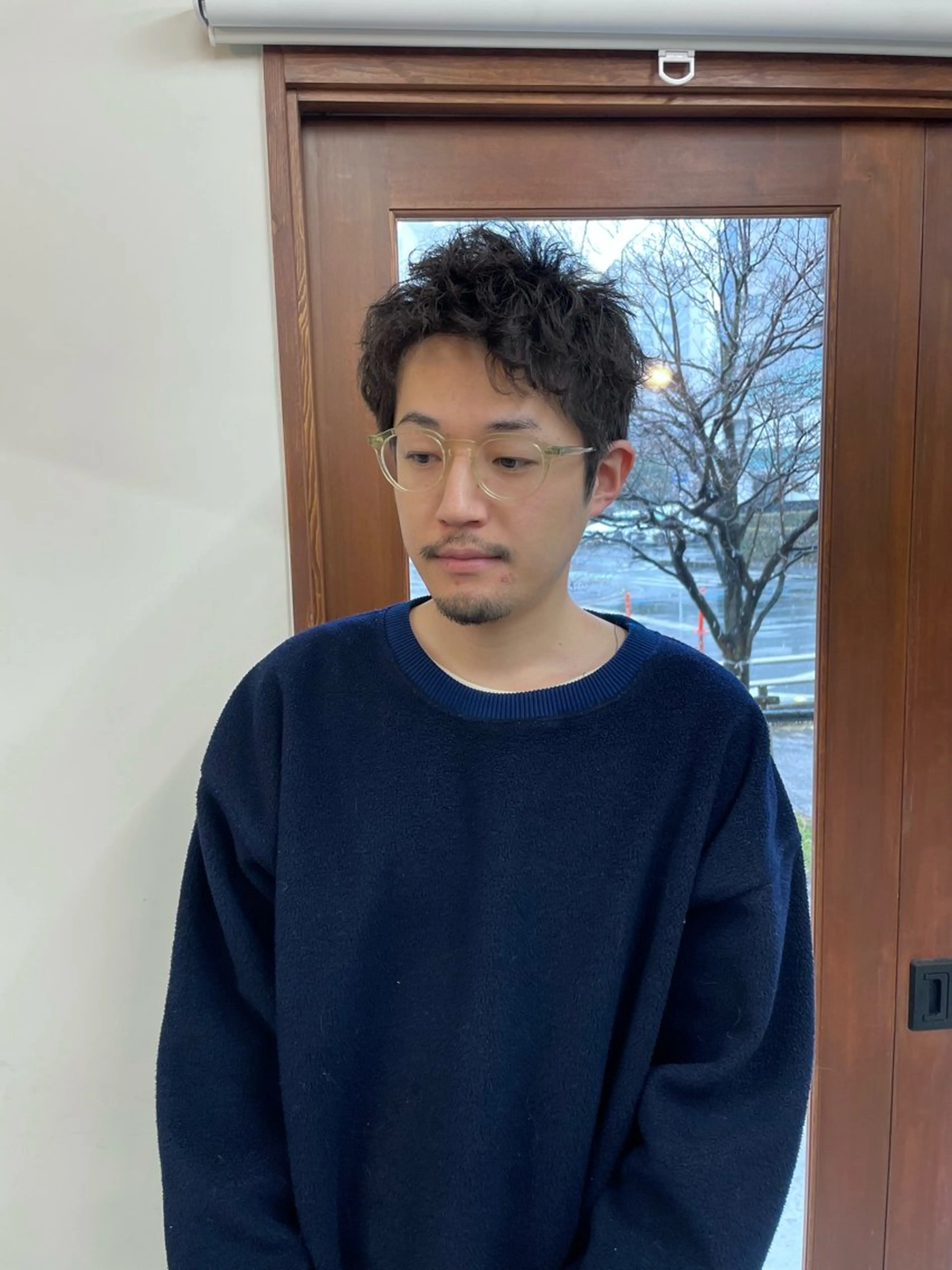 ショート メンズ メンズパーマ メンズショート メンズツイストパーマ ショートヘア ツイストパーマ 五十嵐 雄毅のヘアスタイル