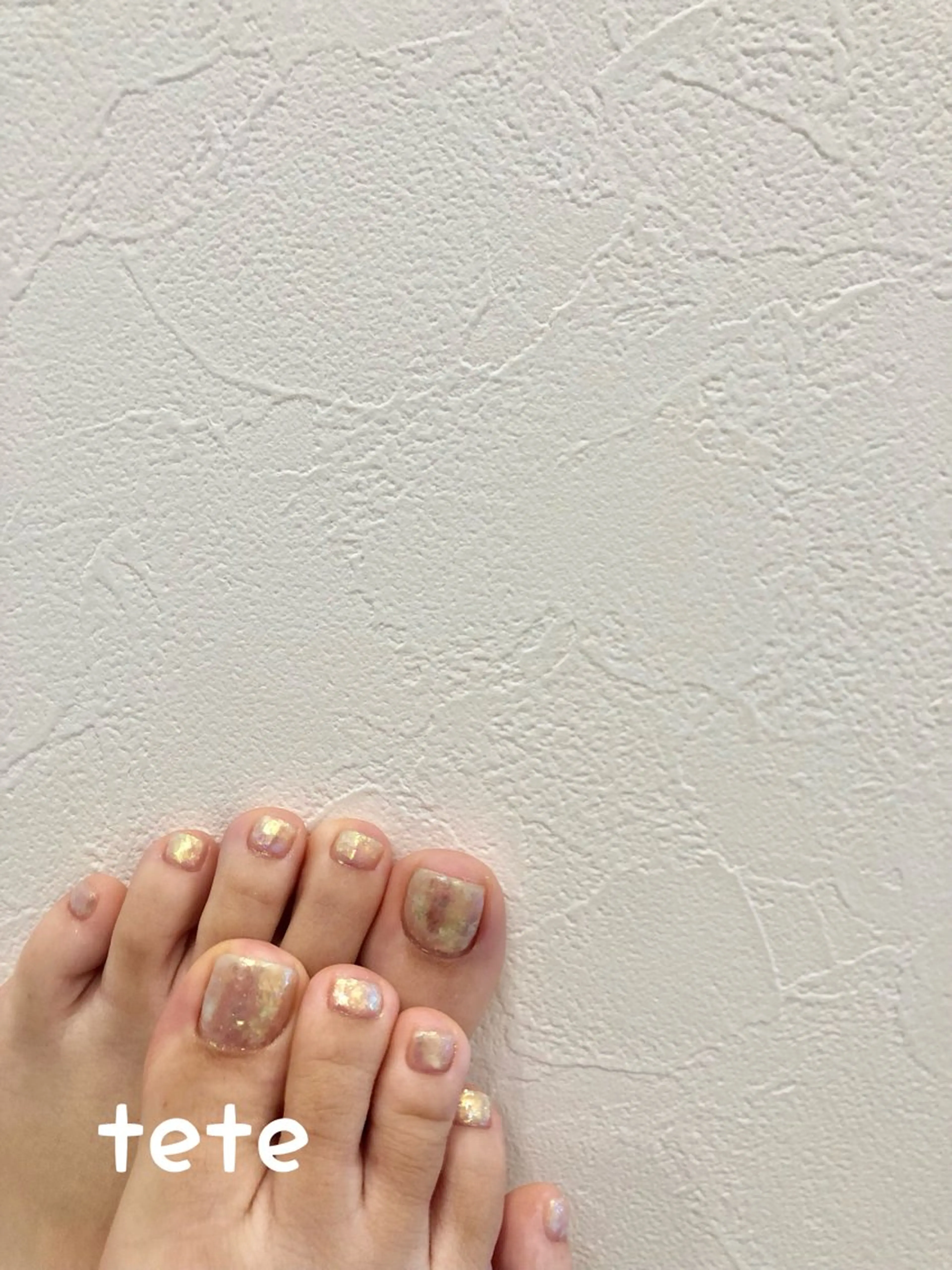 ネイル キラキラネイル ミラーネイル tete __のネイルデザイン
