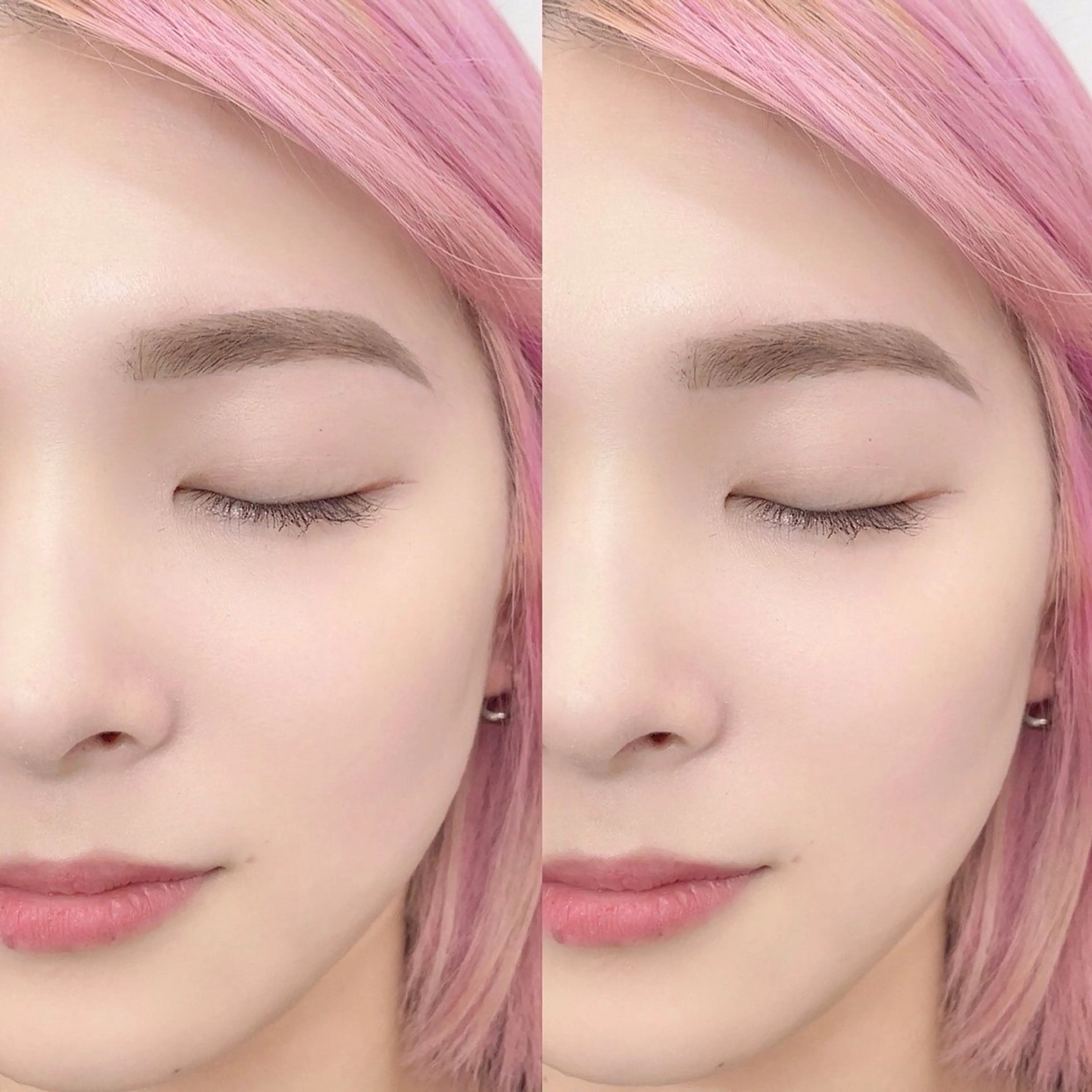 眉毛カラー＋美眉毛アイブロウWAX＋眉メイク仕上げの写真