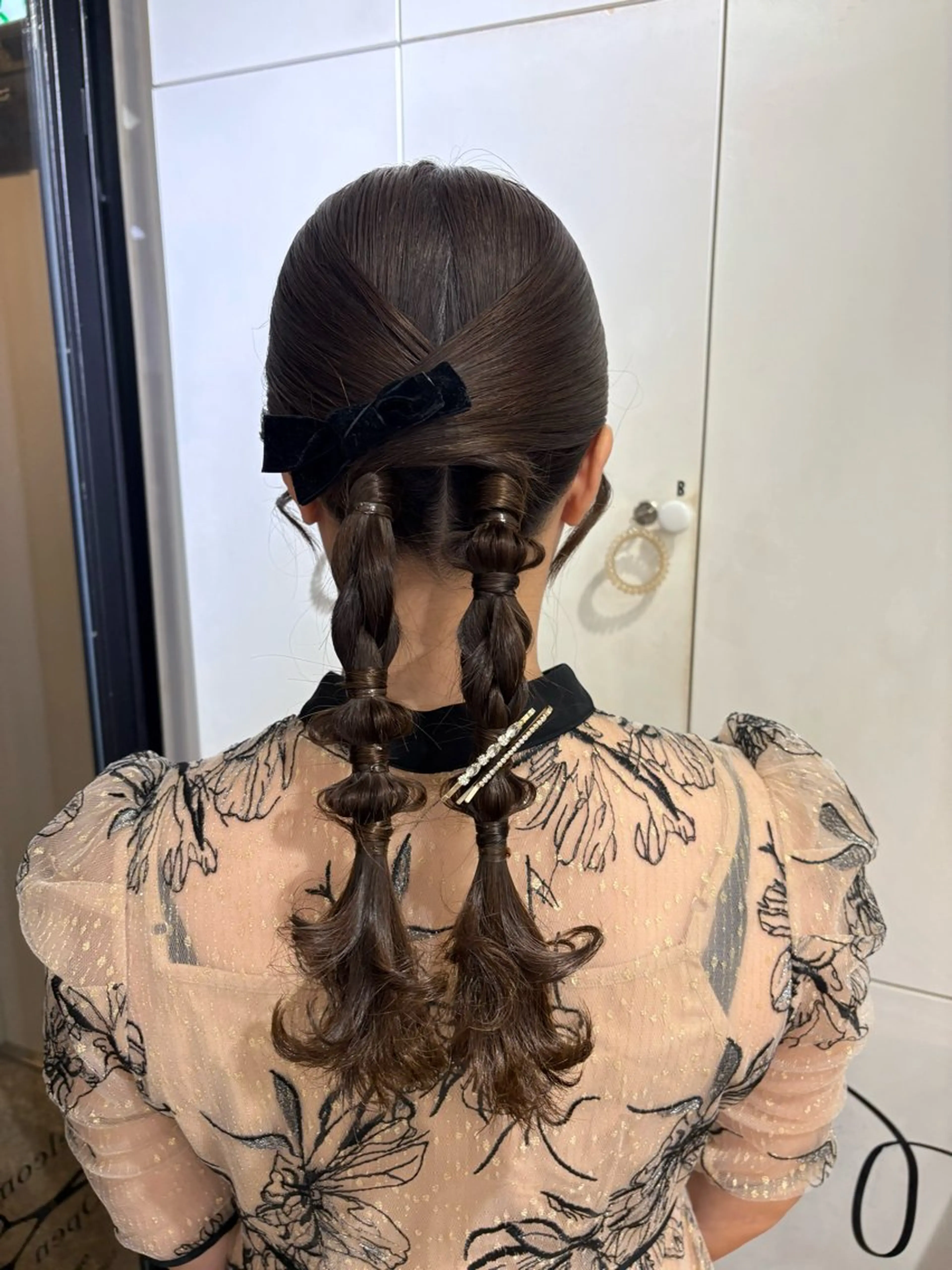 ロング カラー ヘアアレンジ ヘアセット 梅田 /透明感カラー 🤍narumiのヘアスタイル