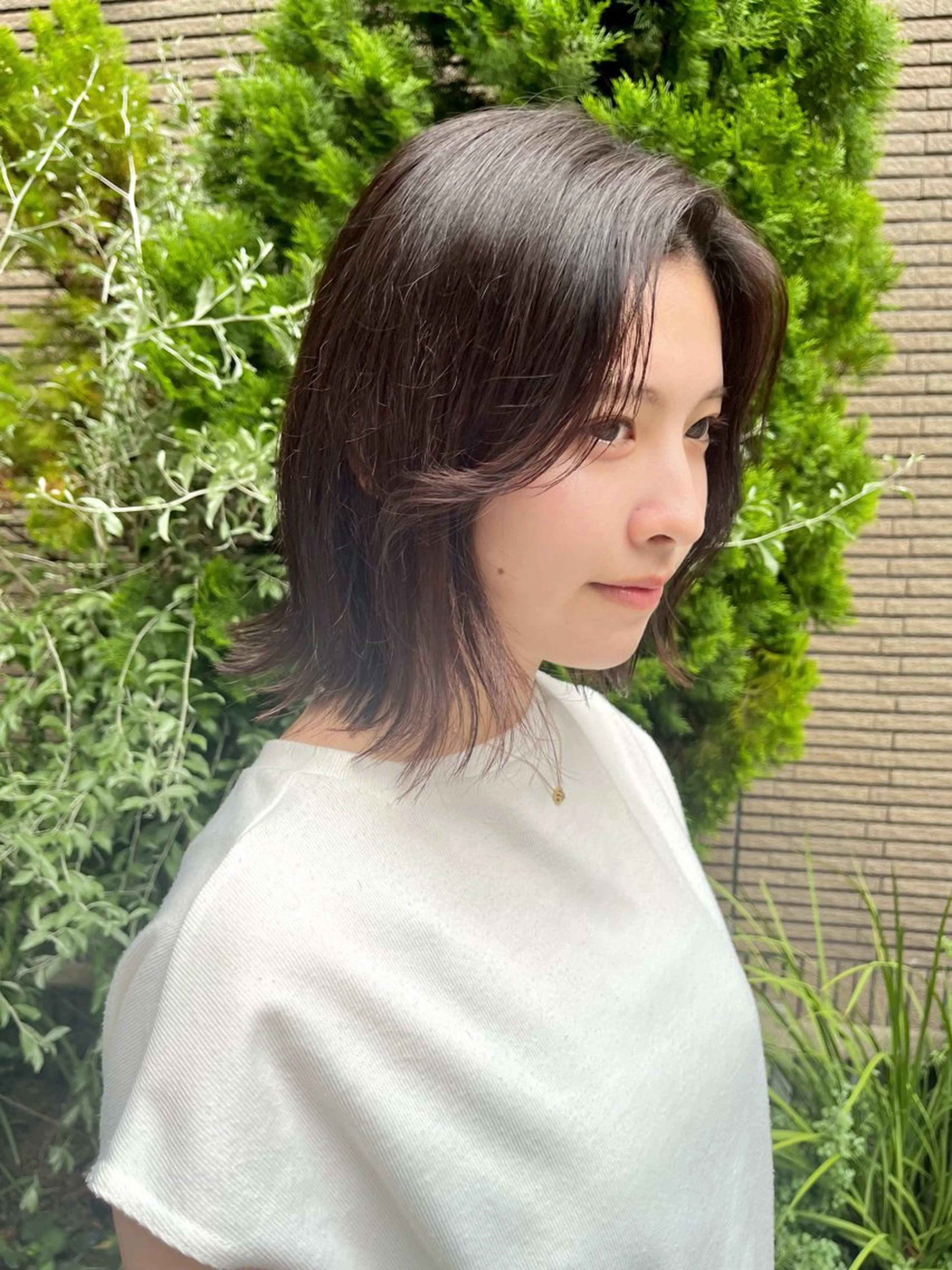 ミディアム ボブ くびれヘア GIEN 末吉 海斗のヘアスタイル