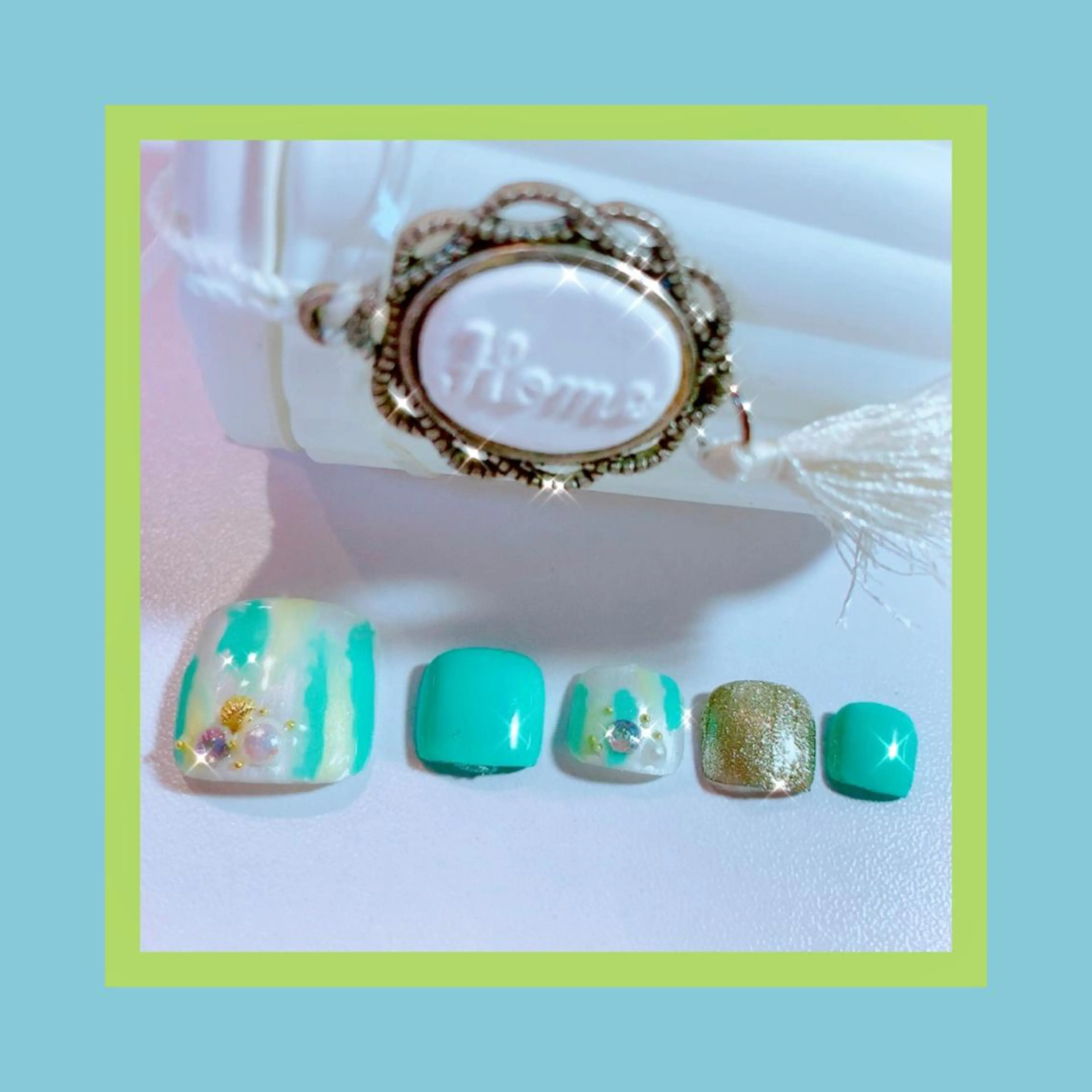 ネイル フットネイル nail salon kuu_caのネイルデザイン