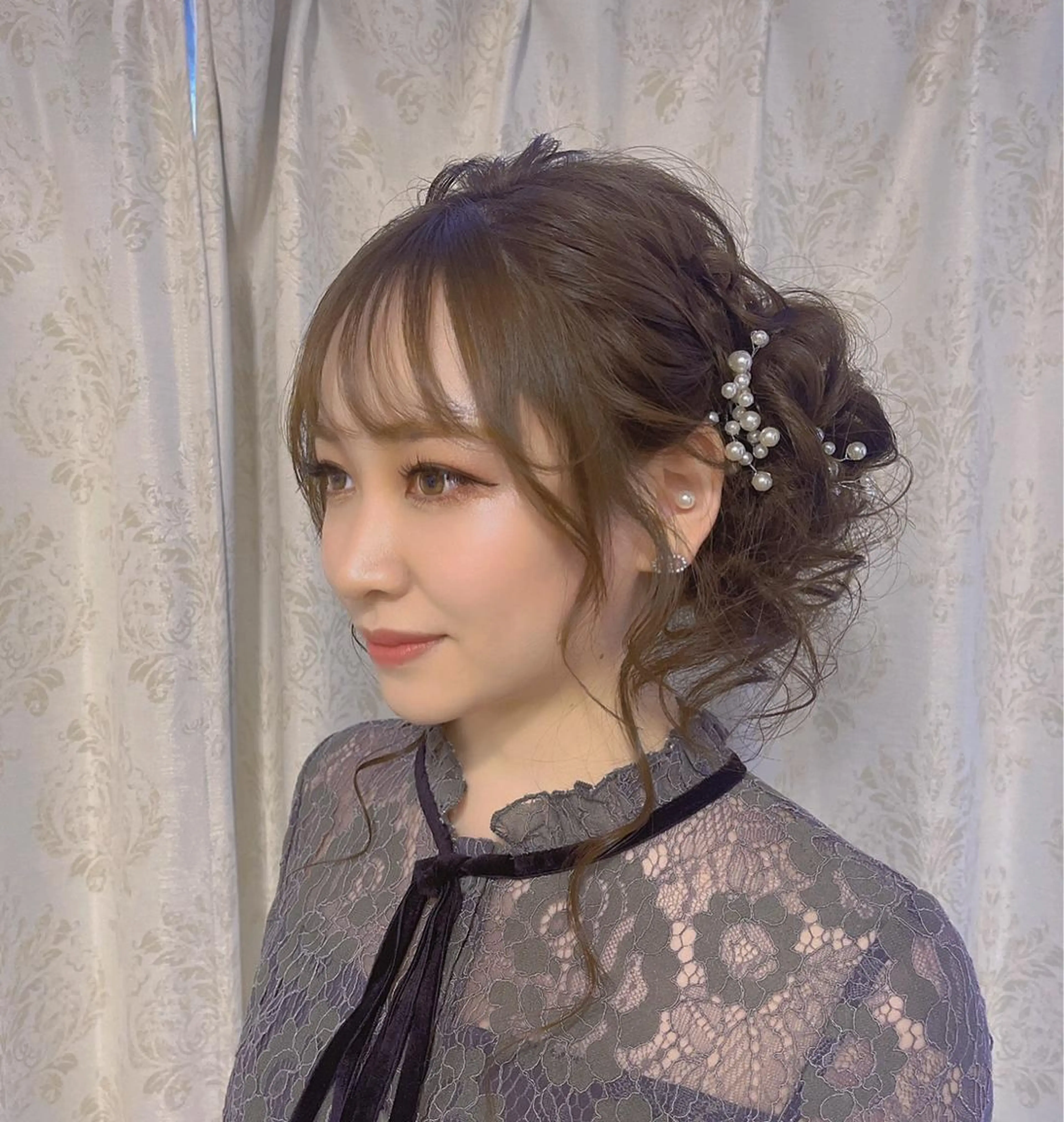 ロング ヘアアレンジ ロング ヘアセット KANA カナのマツエク・マツパデザイン