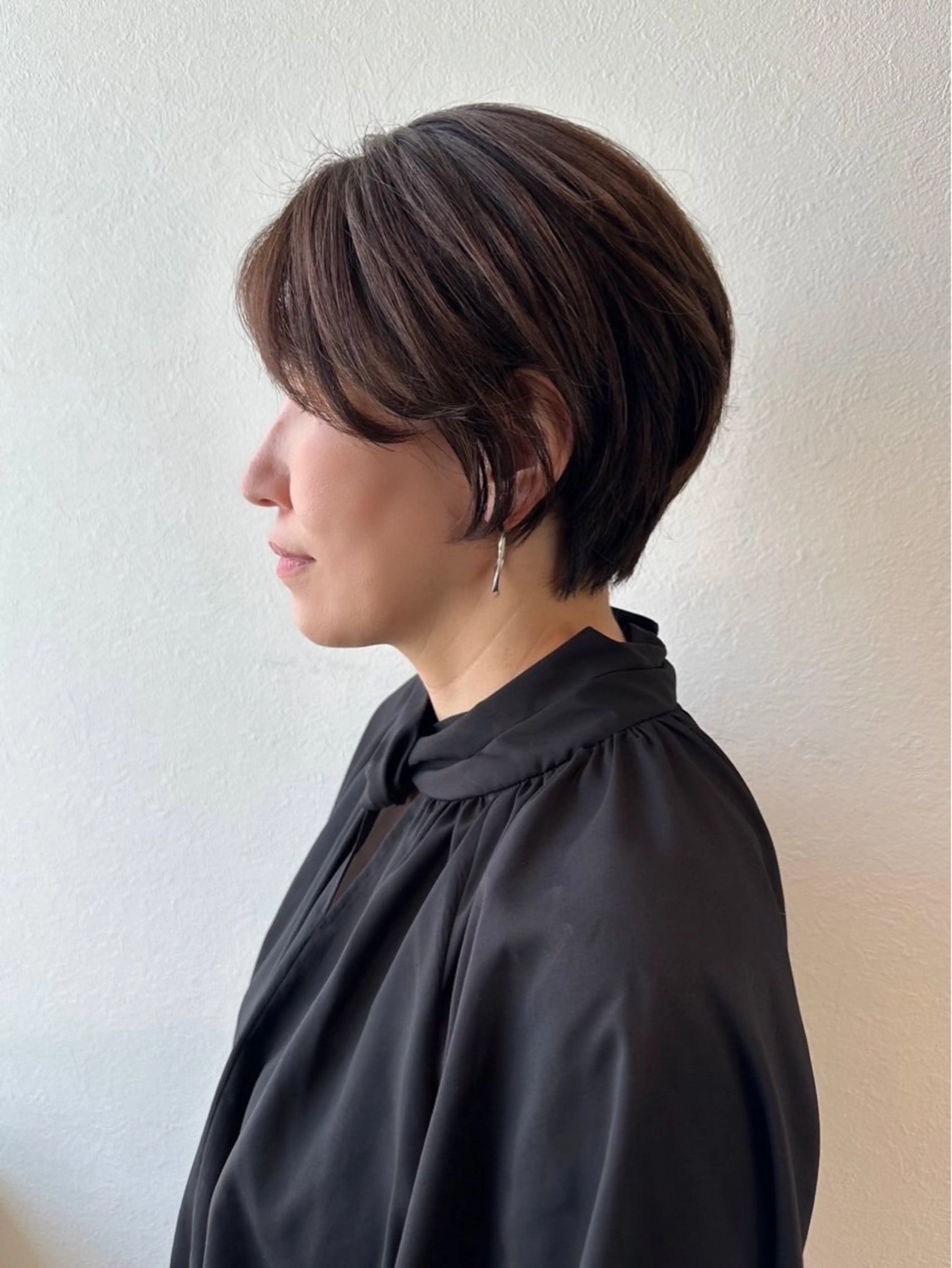 ショート ショートヘア カット トリートメント 間水 和樹のヘアスタイル