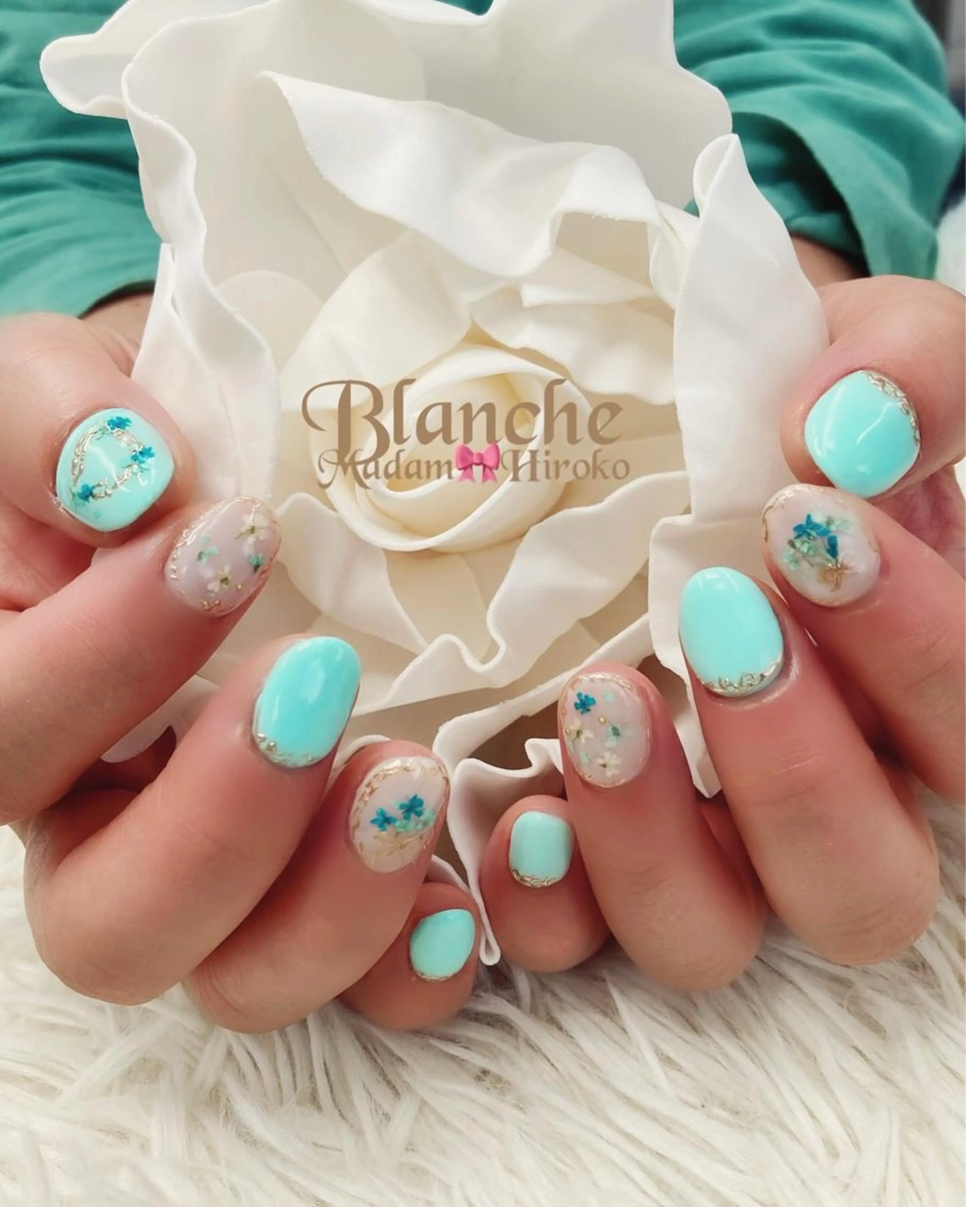 ネイル フラワーネイル 春ネイル Lianネイル 寛子Lianのネイルデザイン