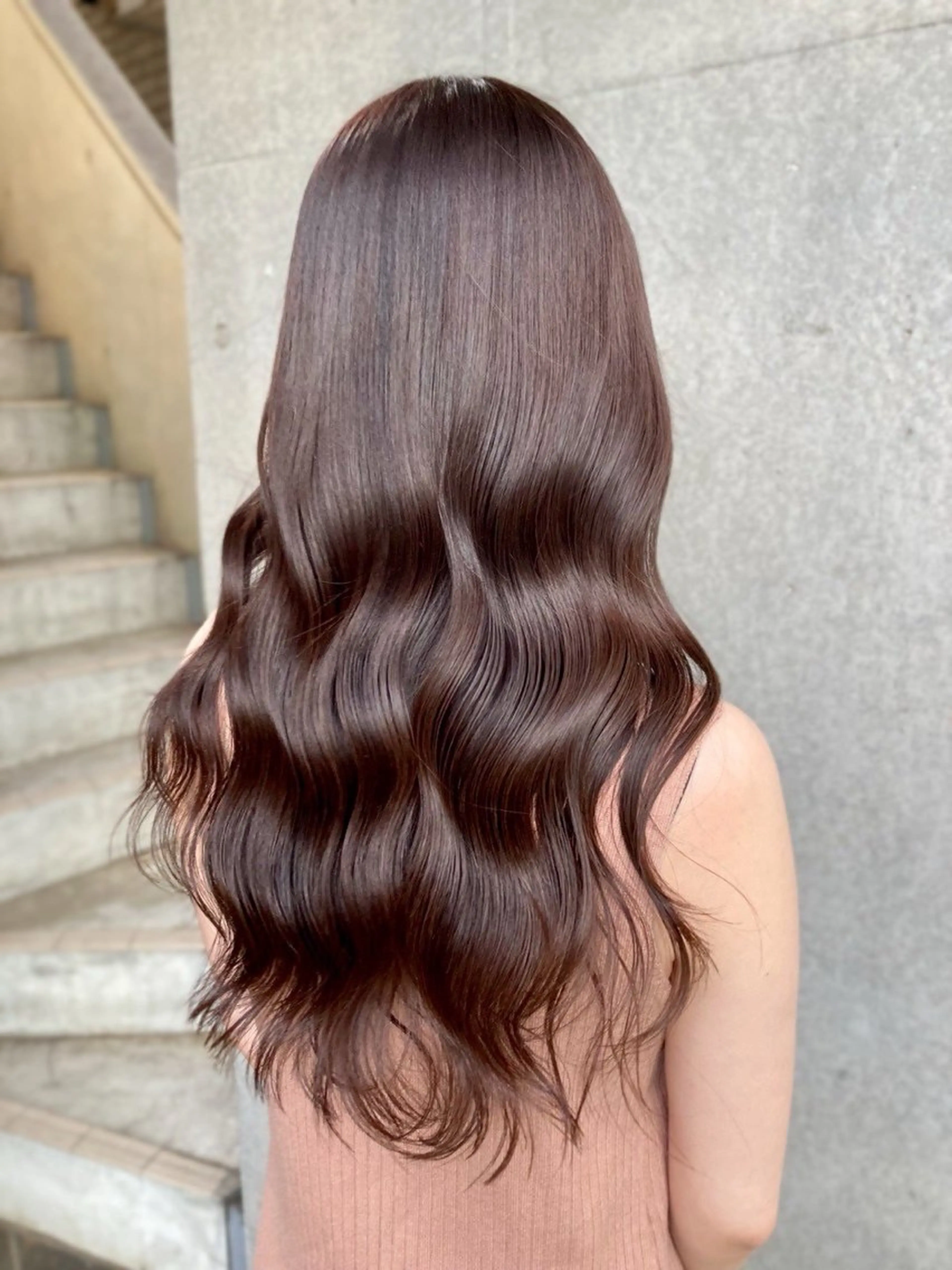 ロング トリートメント 透明感&巻き髪 韓国ヘア　YUKIのヘアスタイル