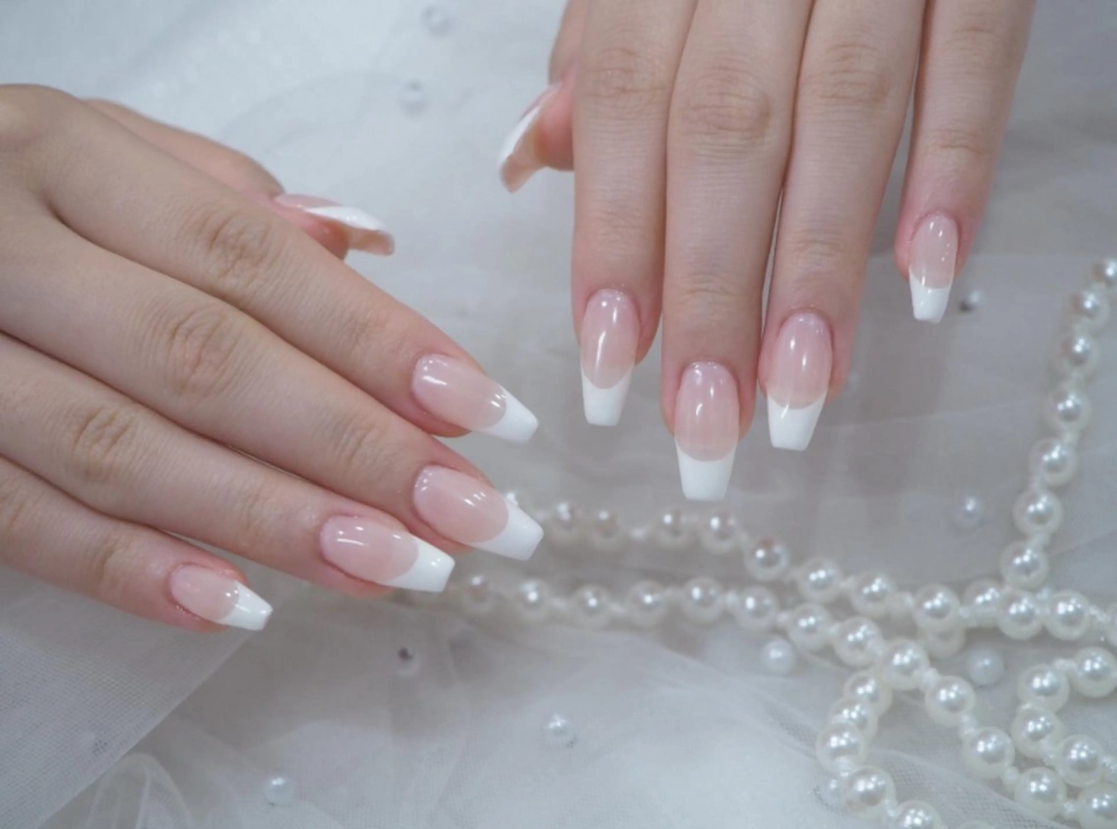 【オフなし✖️・長さ出し💅🏻】♡⃛グラデーション・フレンチ♡⃛ ⚠️土日祝＋550円の写真