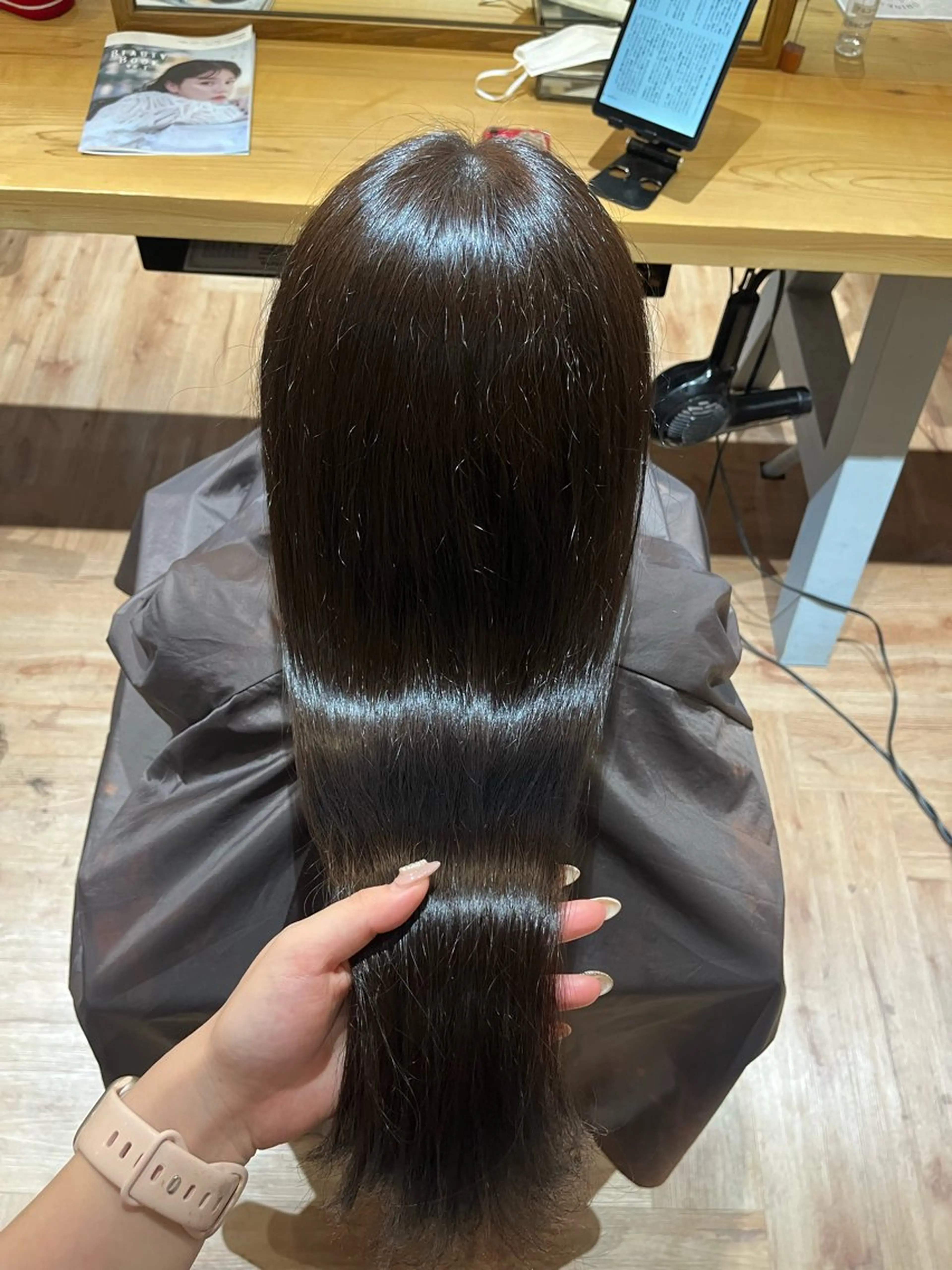 ロング カラー ブラウンカラー little lulu 梅田所属・高橋 さやかのヘアスタイル