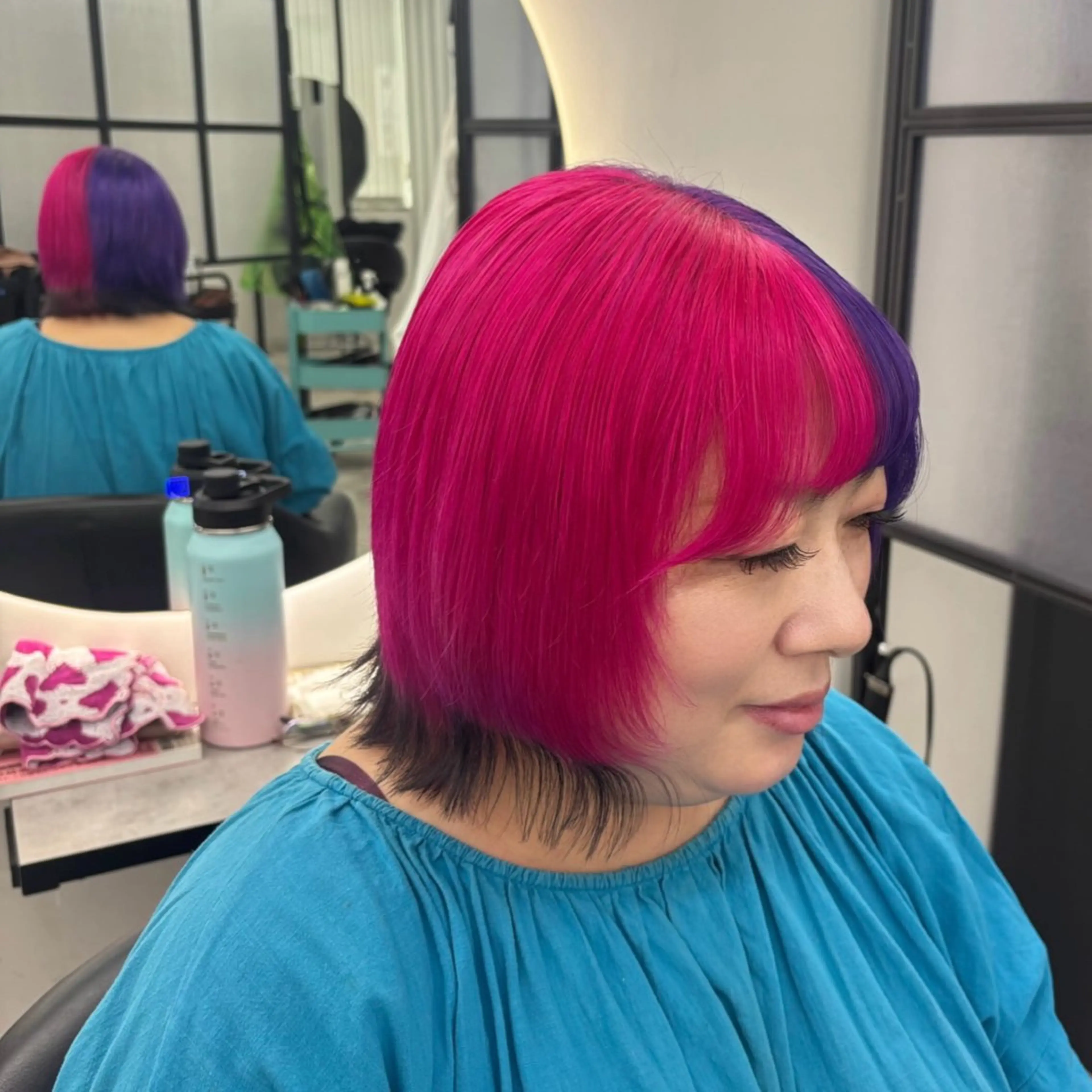ミディアム カラー ヘアカラー Ren. 🦋デザインカラーのヘアスタイル