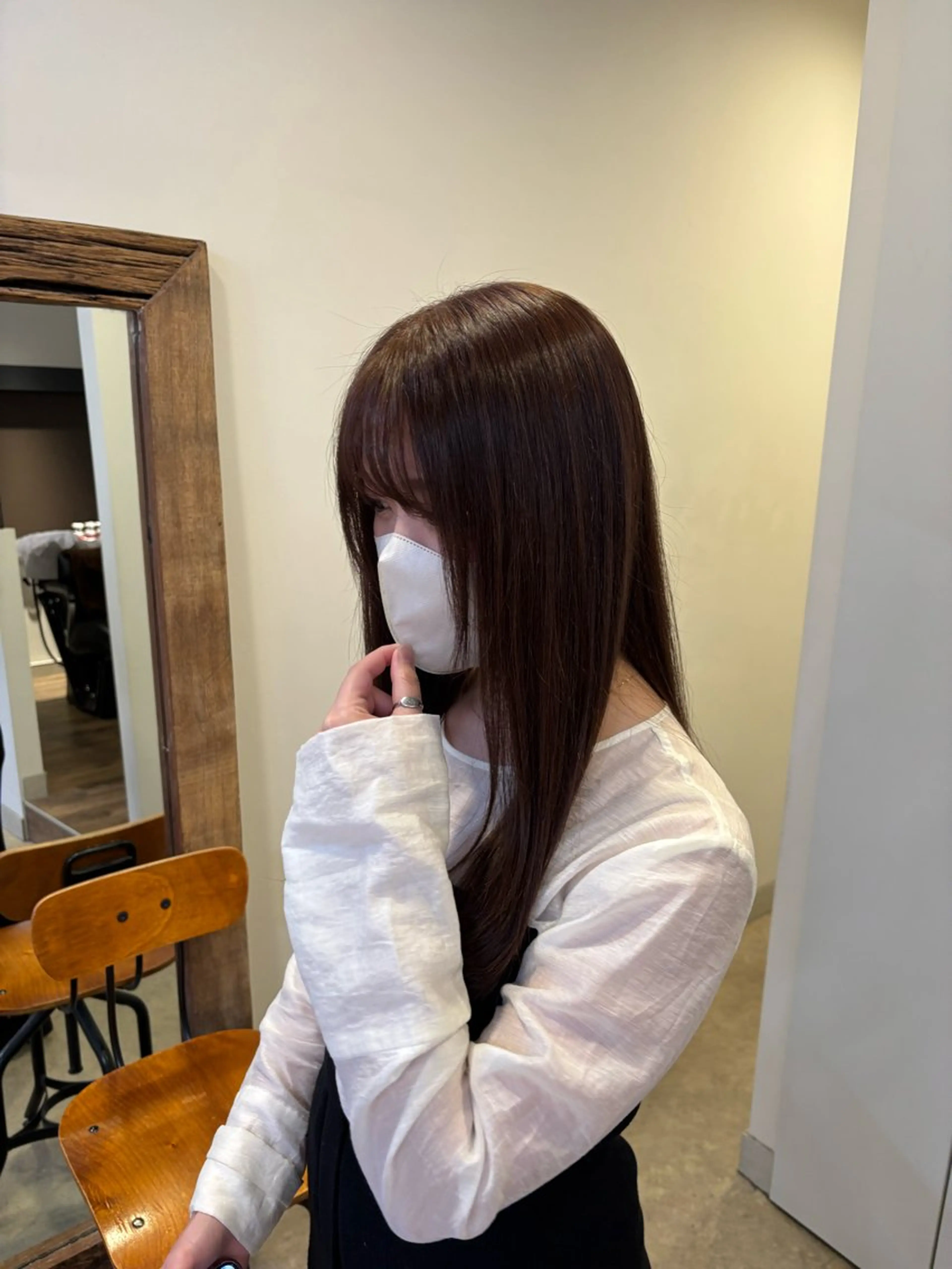 ロング カラー sion karin୨୧˙˳⋆のヘアスタイル