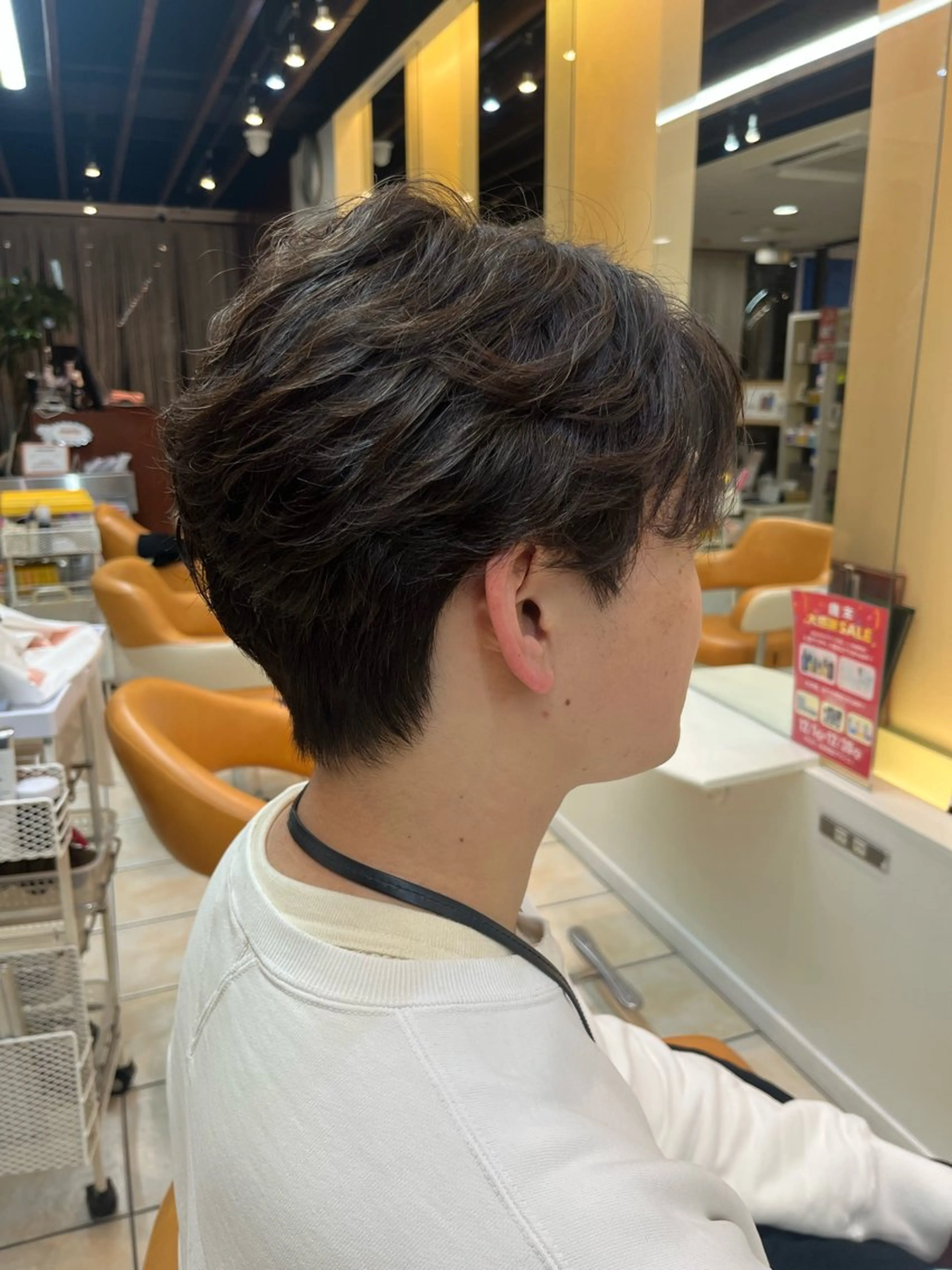 ショート パーマ メンズ カット パーマ メンズ特化/パーマ/ 髪質改善　高野奨馬のヘアスタイル