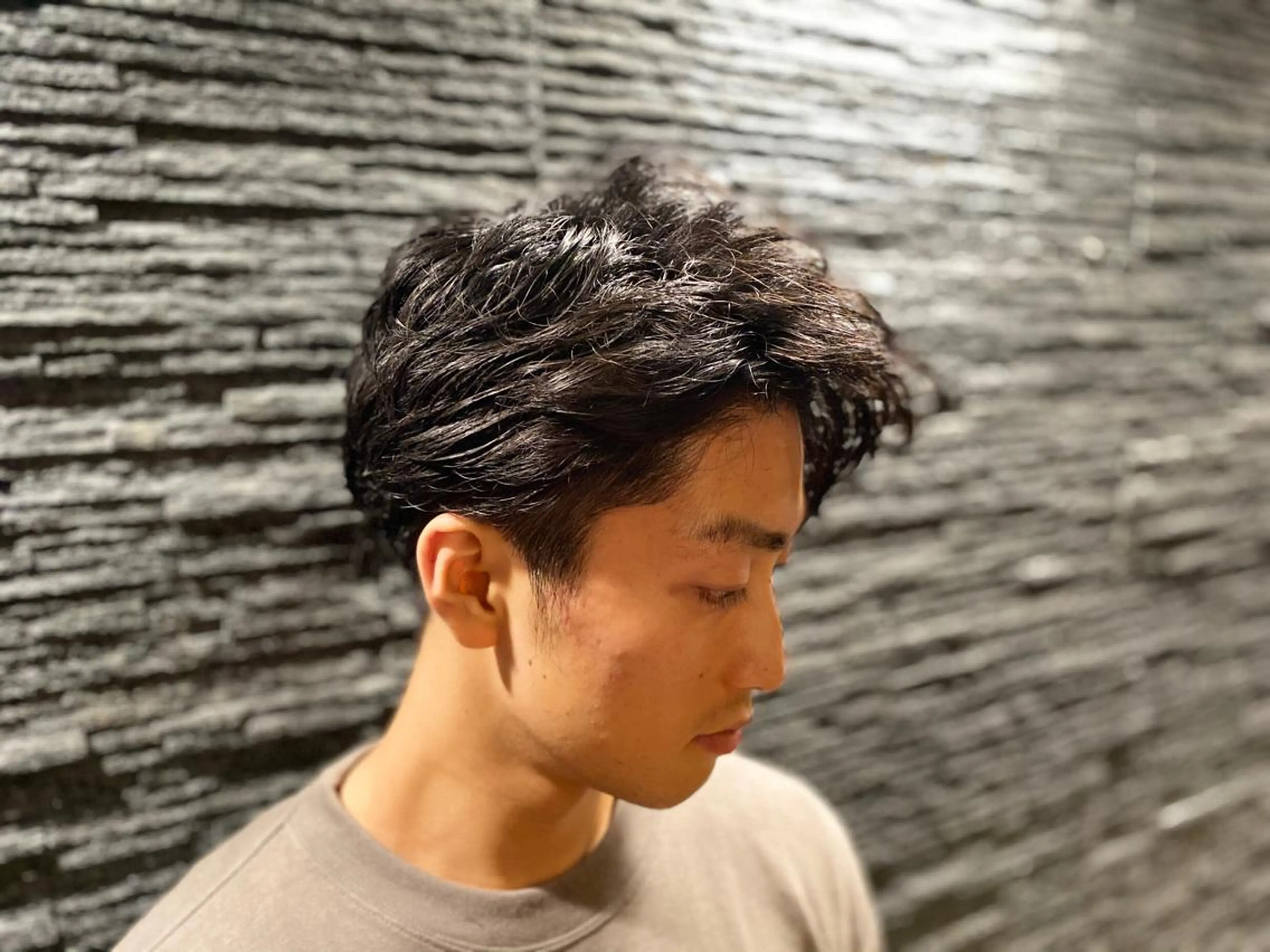 ミディアム メンズ HIRO GINZA 池袋東口店所属・林田 龍明のヘアスタイル