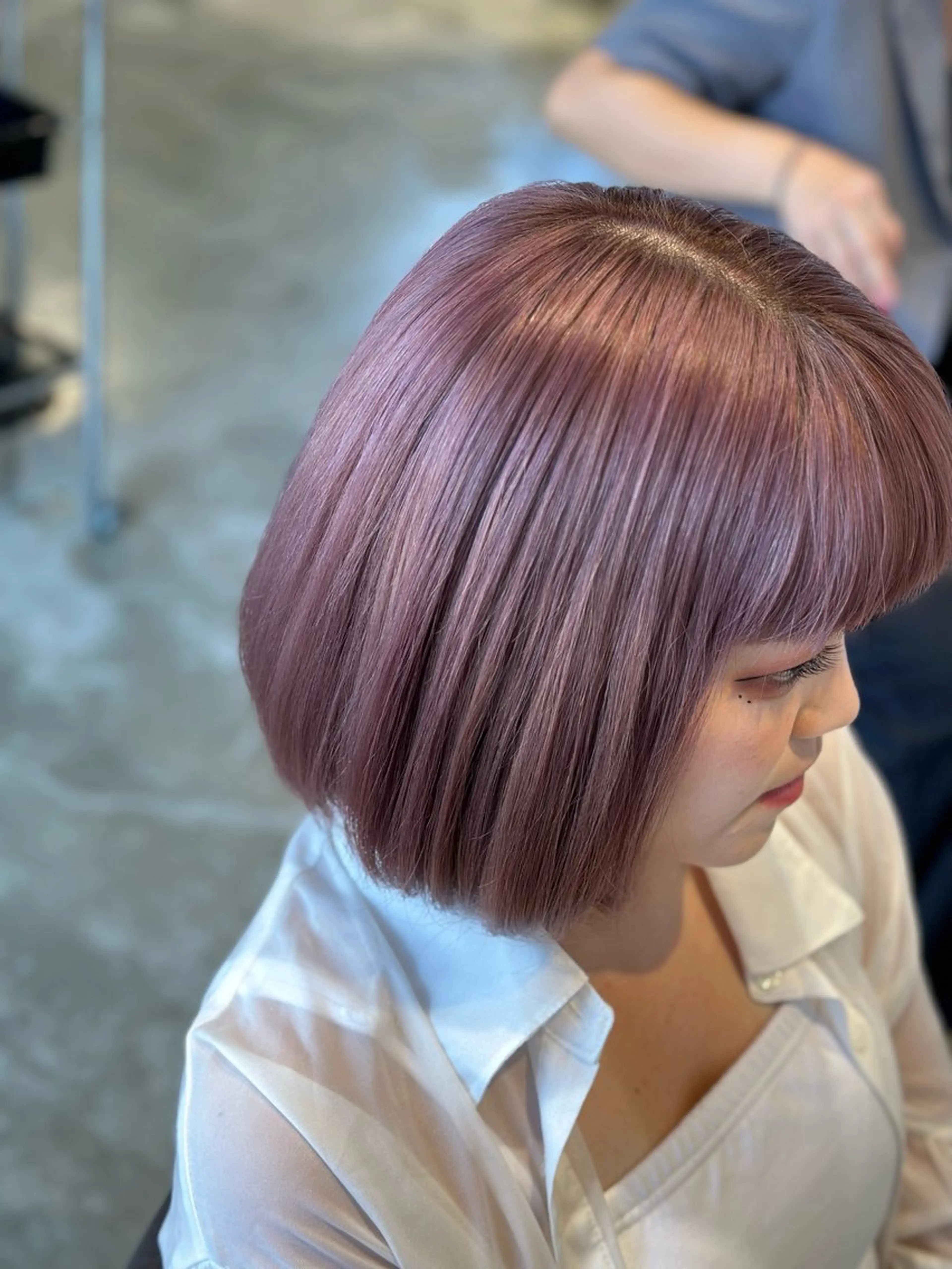 ショート カラー ベージュカラー ピンクカラー ピンクベージュ BEAUTY HAIR SALON OPERA所属・似合わせカット/ Rukaのヘアスタイル