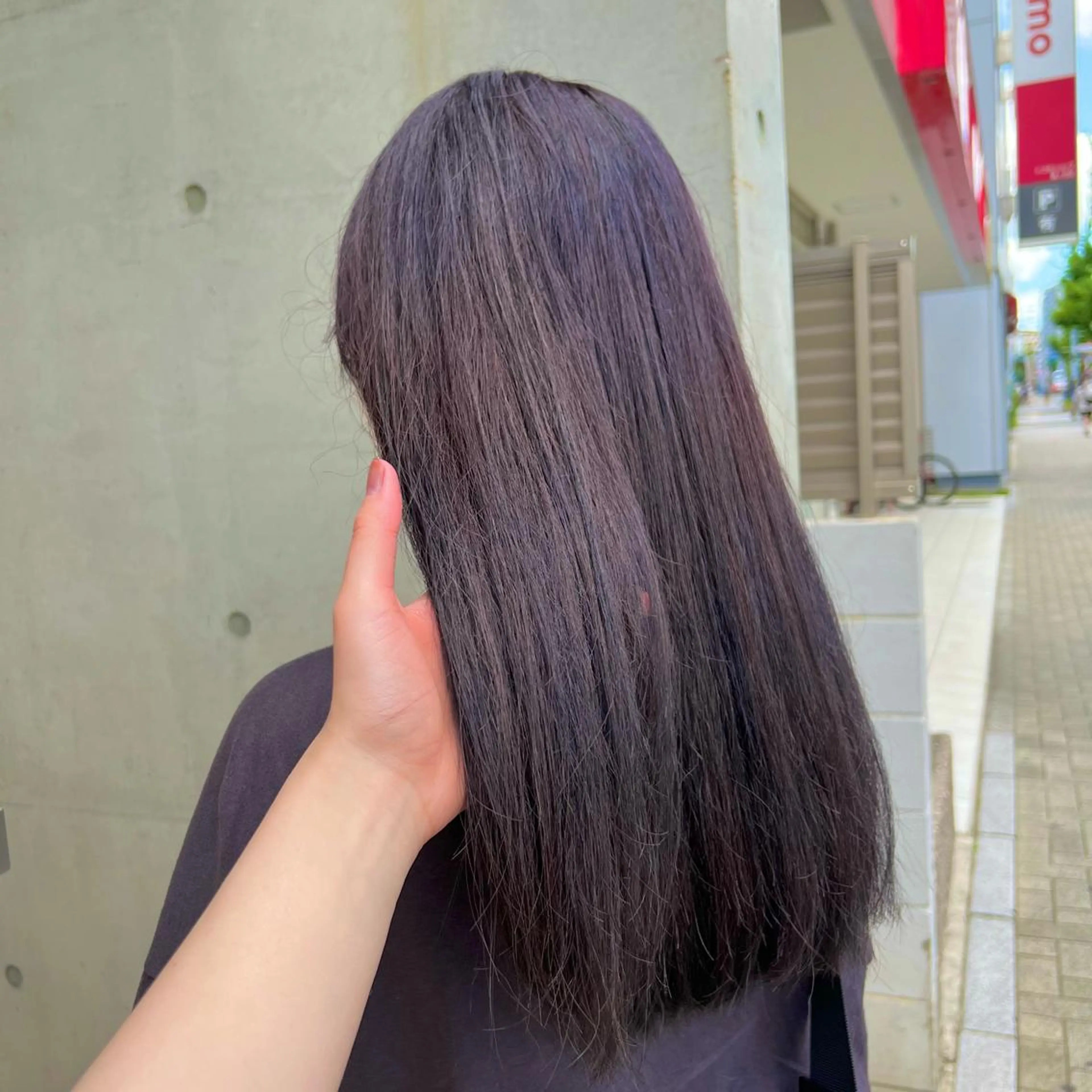 ロング カラー ラベンダーカラー ヘアカラー トリートメント stylist 🐶内藤 成香のヘアスタイル